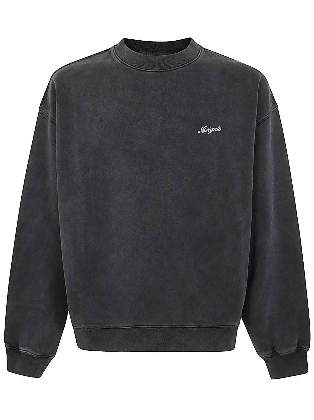 Shop Axel Arigato Honor Washed Sweatshirt In Black