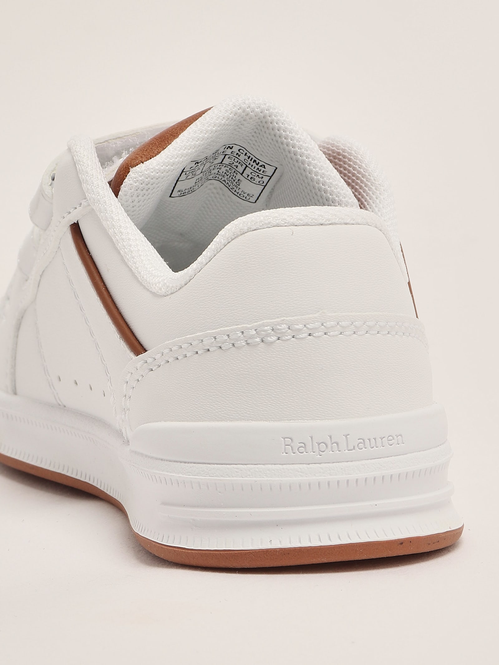 Polo Ralph Lauren Sneakers Bambino Colore Bianco In Neutral