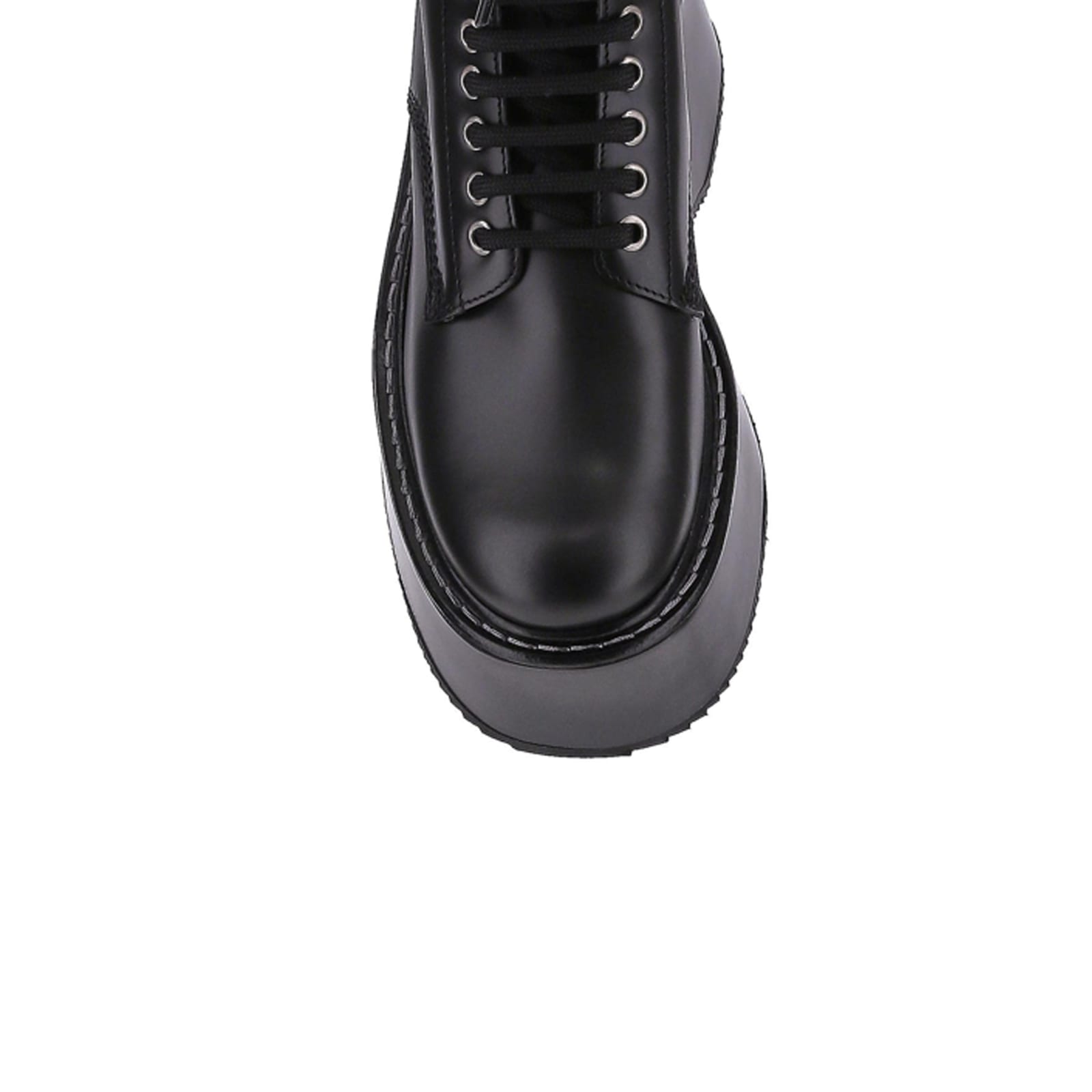 Shop Dsquared2 Lace Up Leather Boots In Black