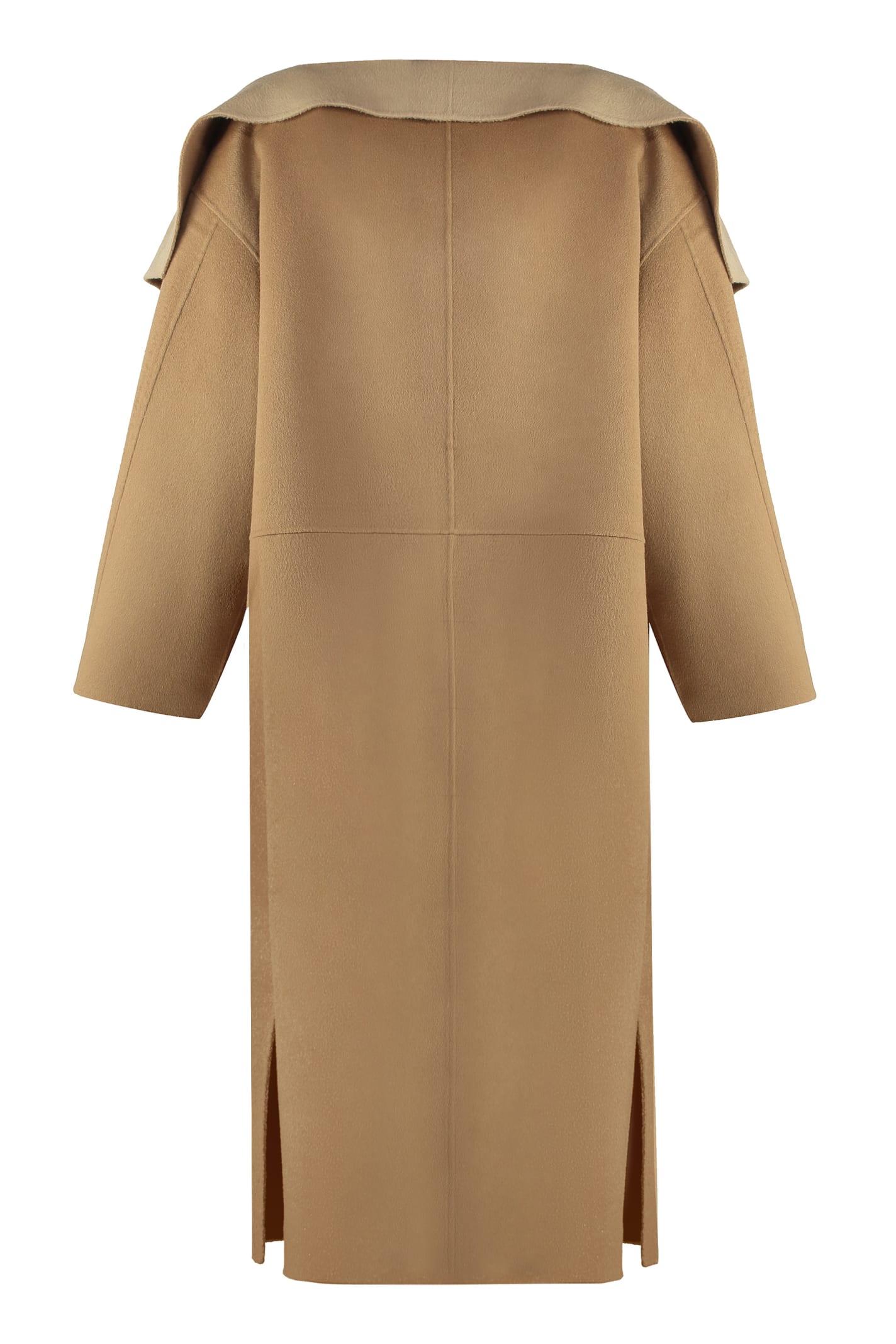 Shop Totême Wool And Cashmere Coat In Beige