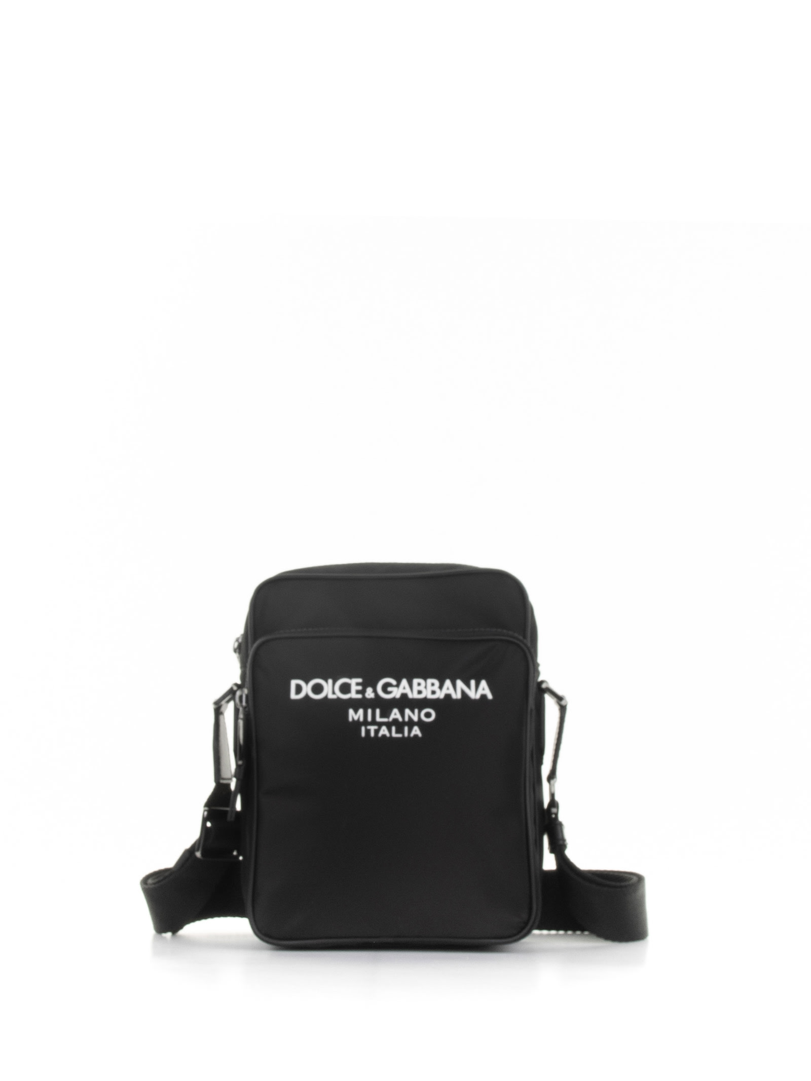 Dolce & Gabbana Logo Shoulder Bag In Nero/nero