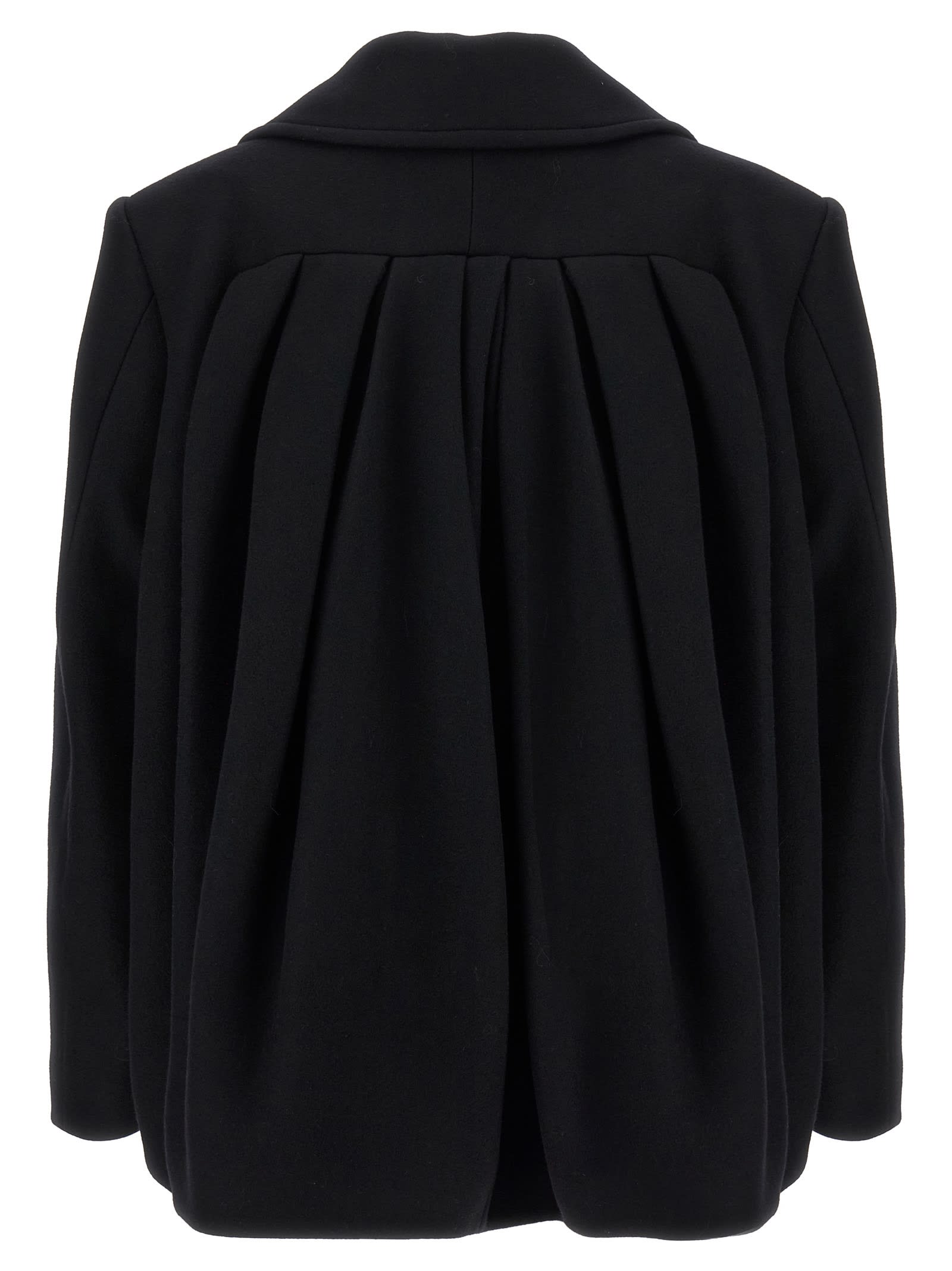 Dries Van Noten Lapel Long-sleeved Suit Jacket In Black