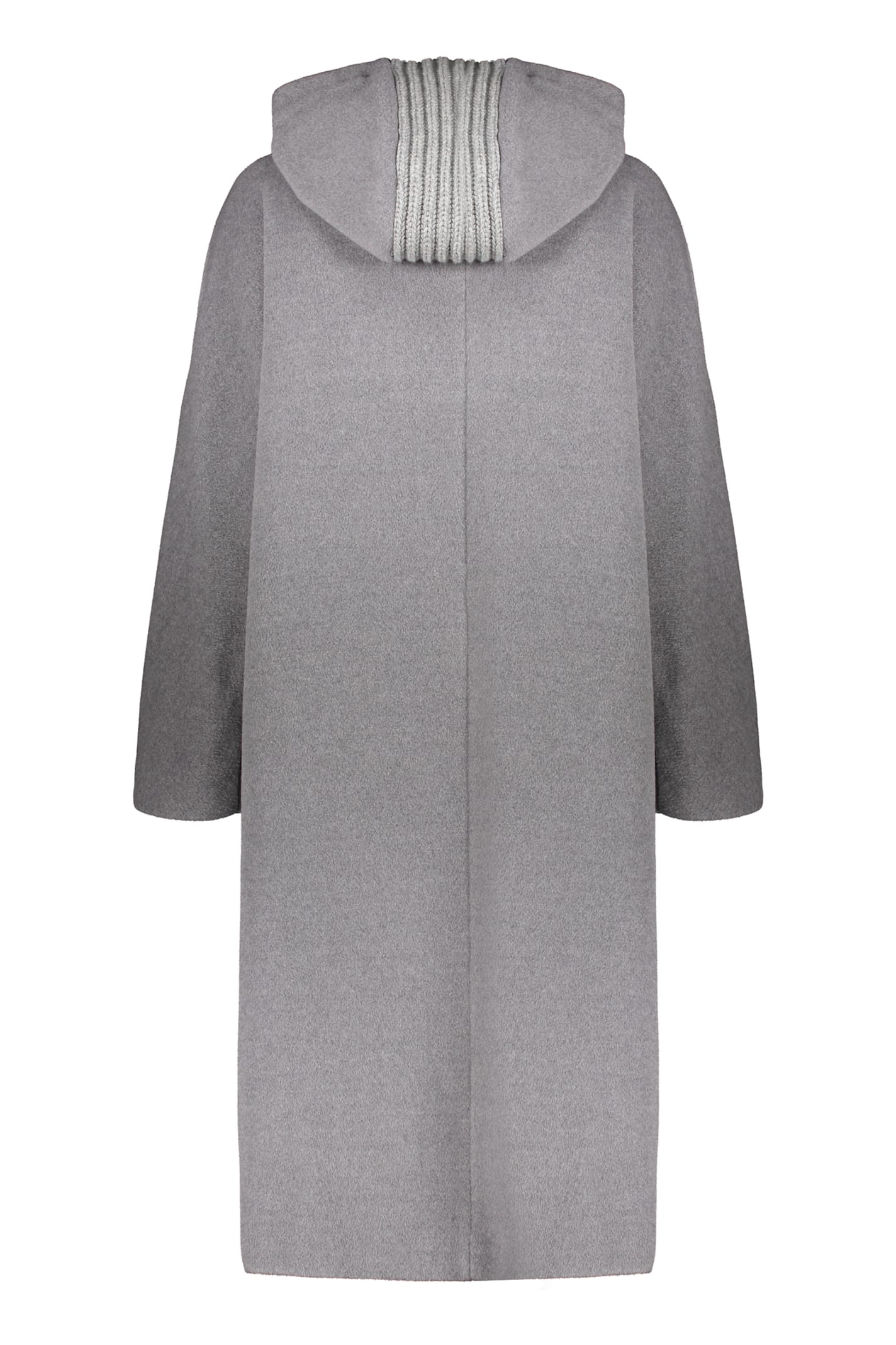 Fabiana Filippi Drawstring Hoodie In Grey
