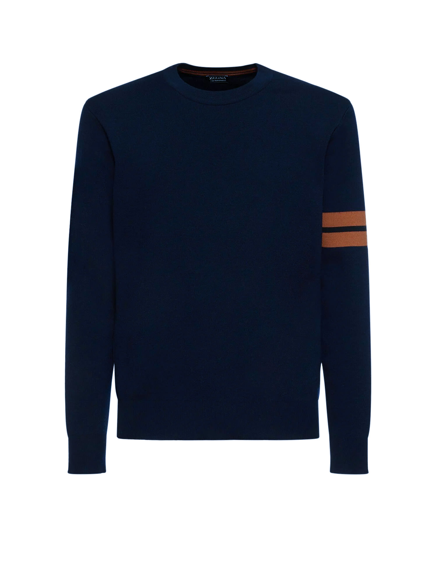 Shop Zegna Sweater In Blue