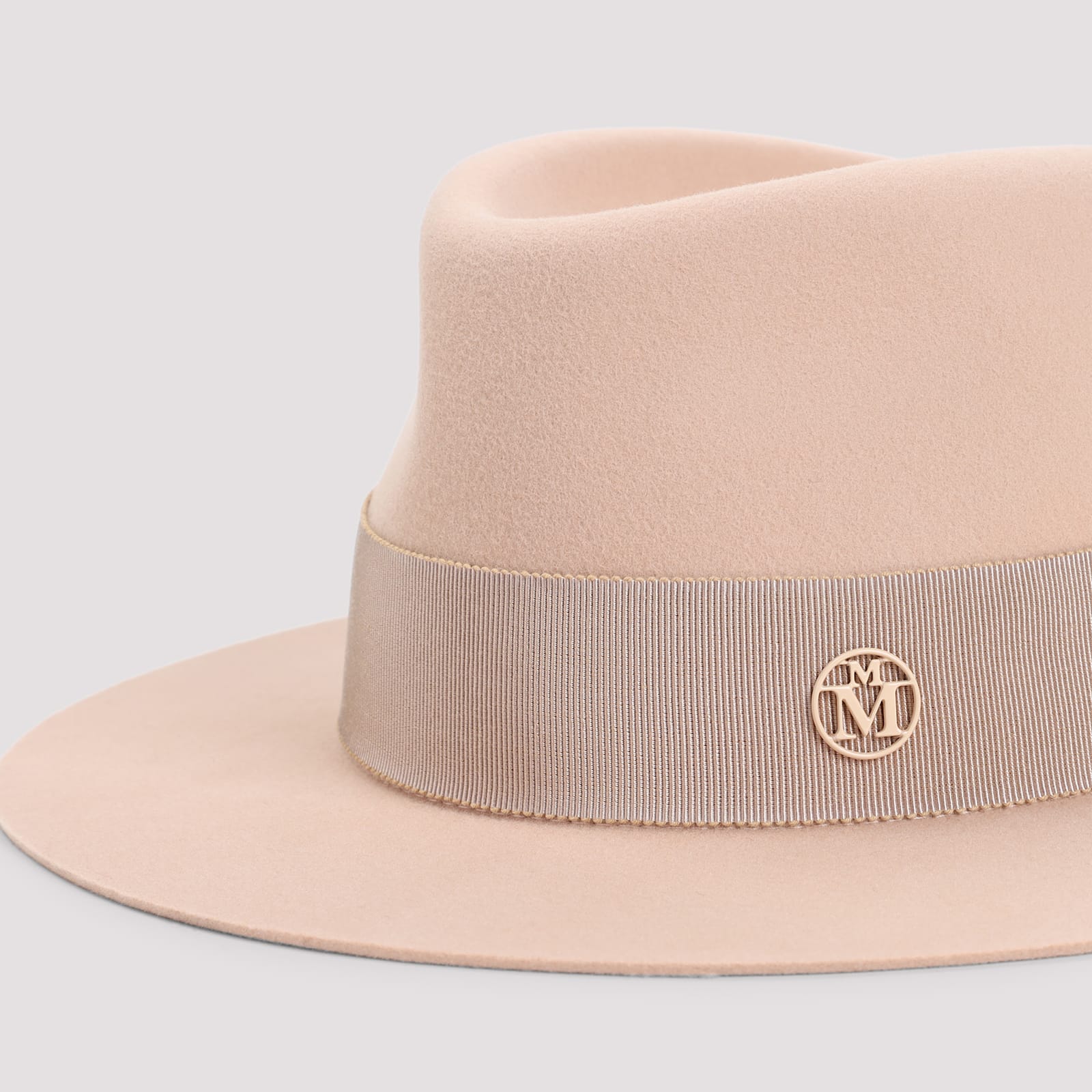 Shop Maison Michel Andre Hat In Bunker Beige