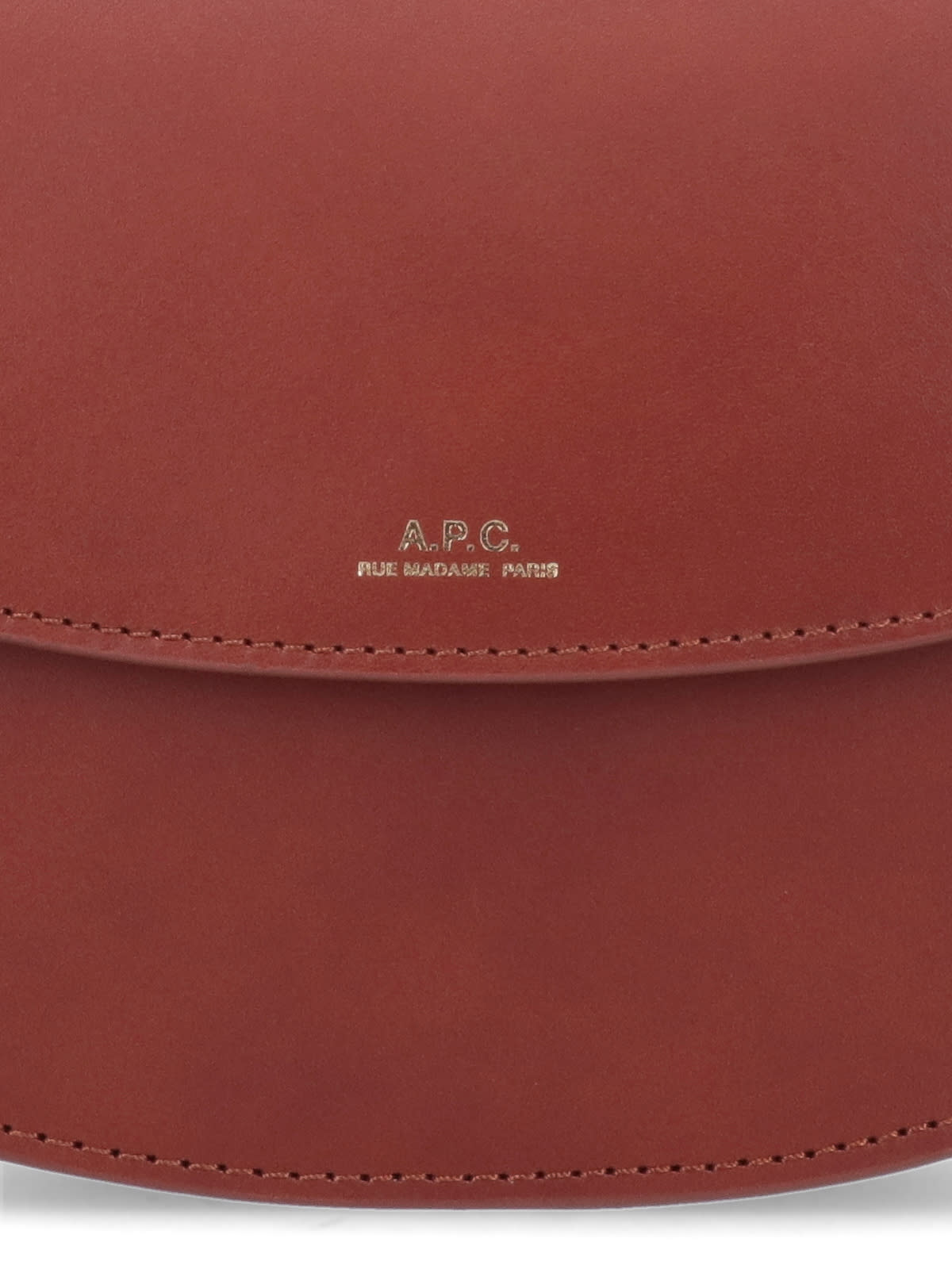 Shop Apc Genève Mini Bag In Brown