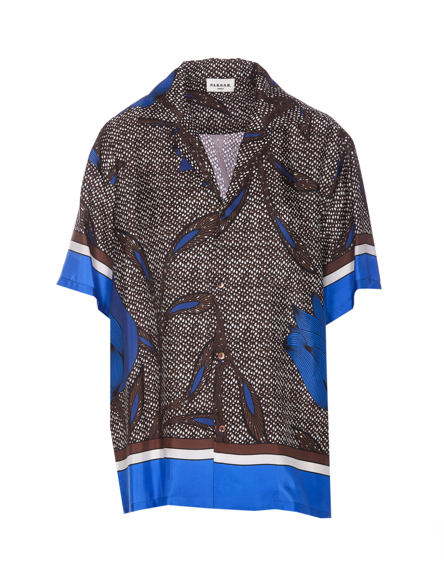 Shop P.a.r.o.s.h Super Shirt In Brown