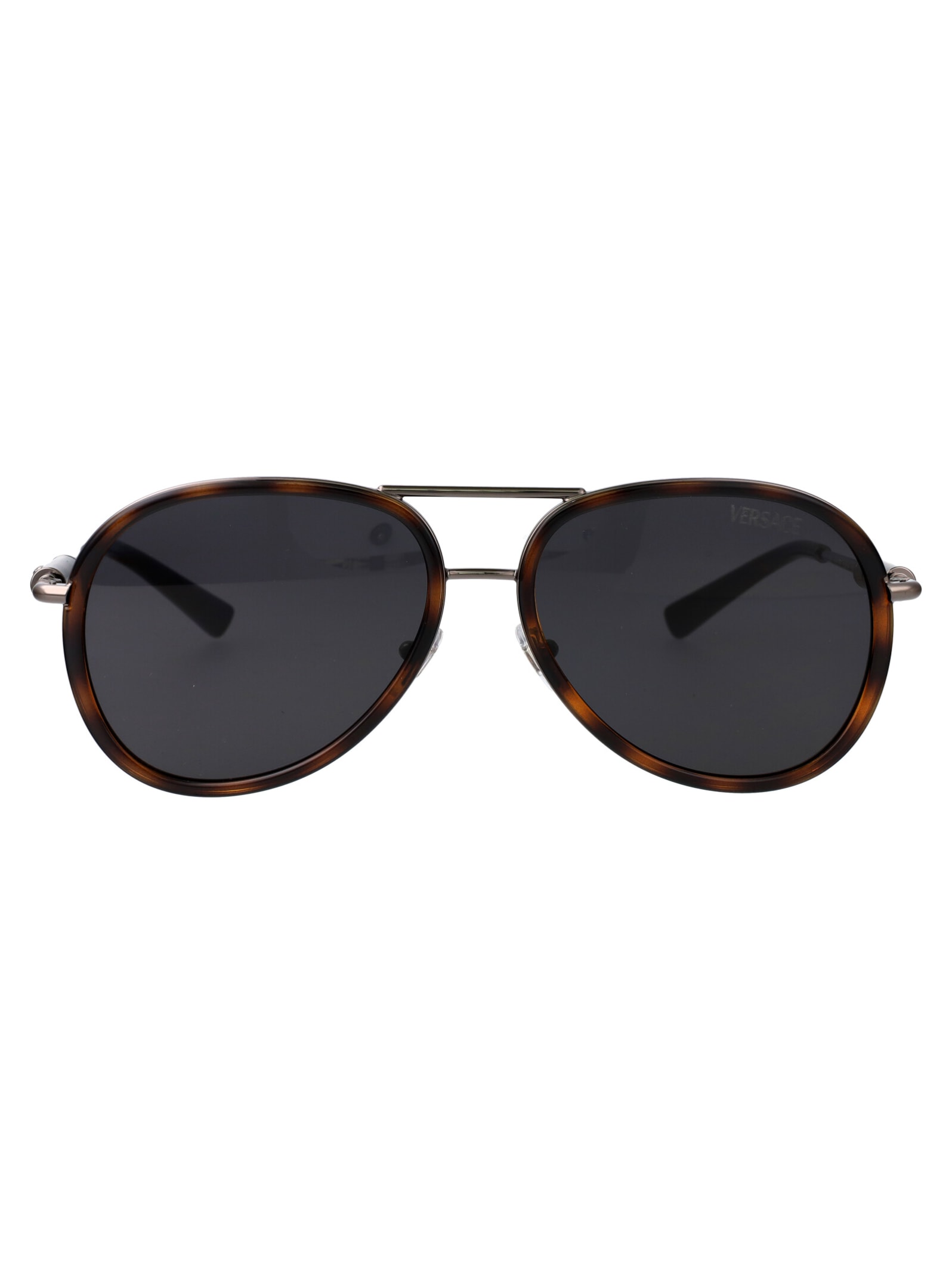 Shop Versace 0ve2260 Sunglasses In 100187 Havana