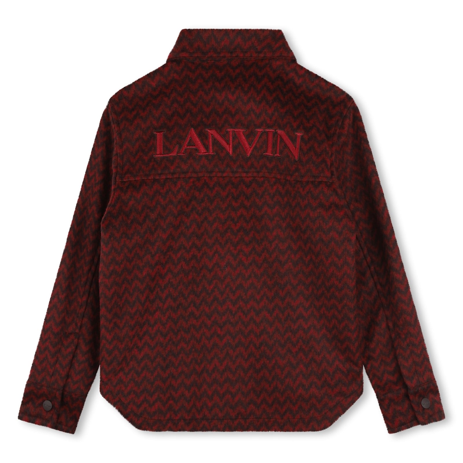 Shop Lanvin Camicia Con Ricamo In Red