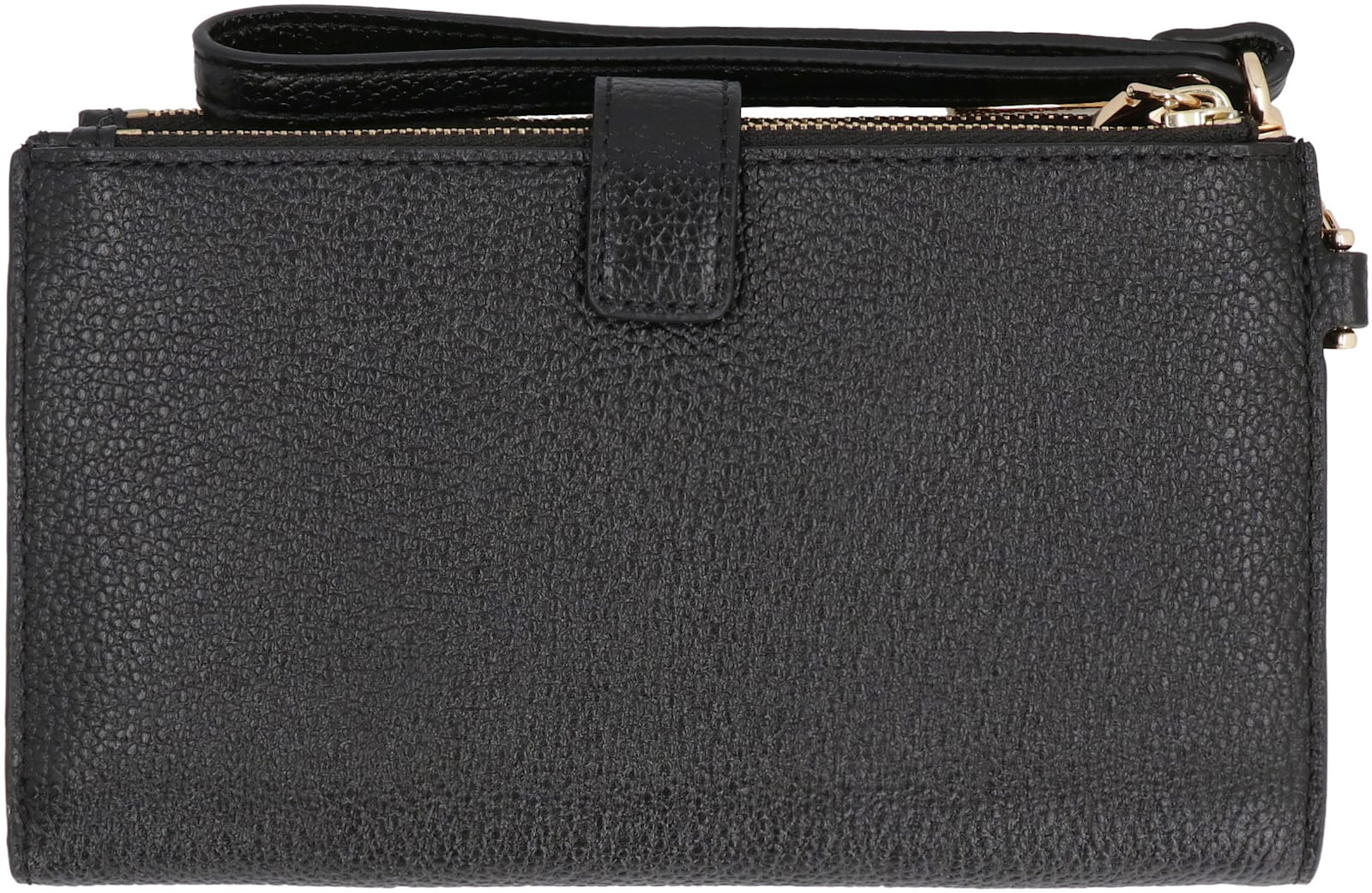 Michael Michael Kors Adele Leather Wallet In Black