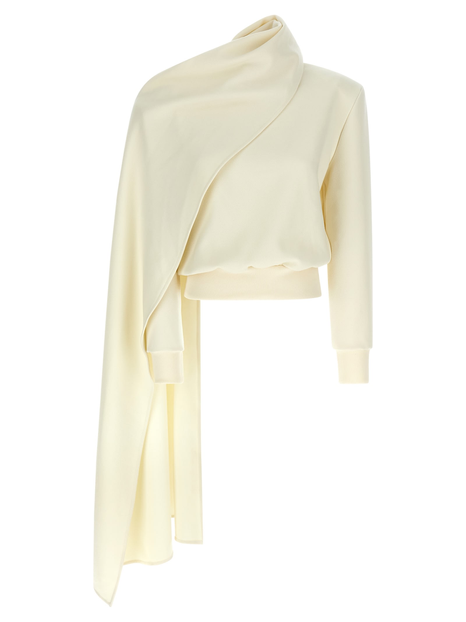 Magda Butrym 01 Sweatshirt White In White