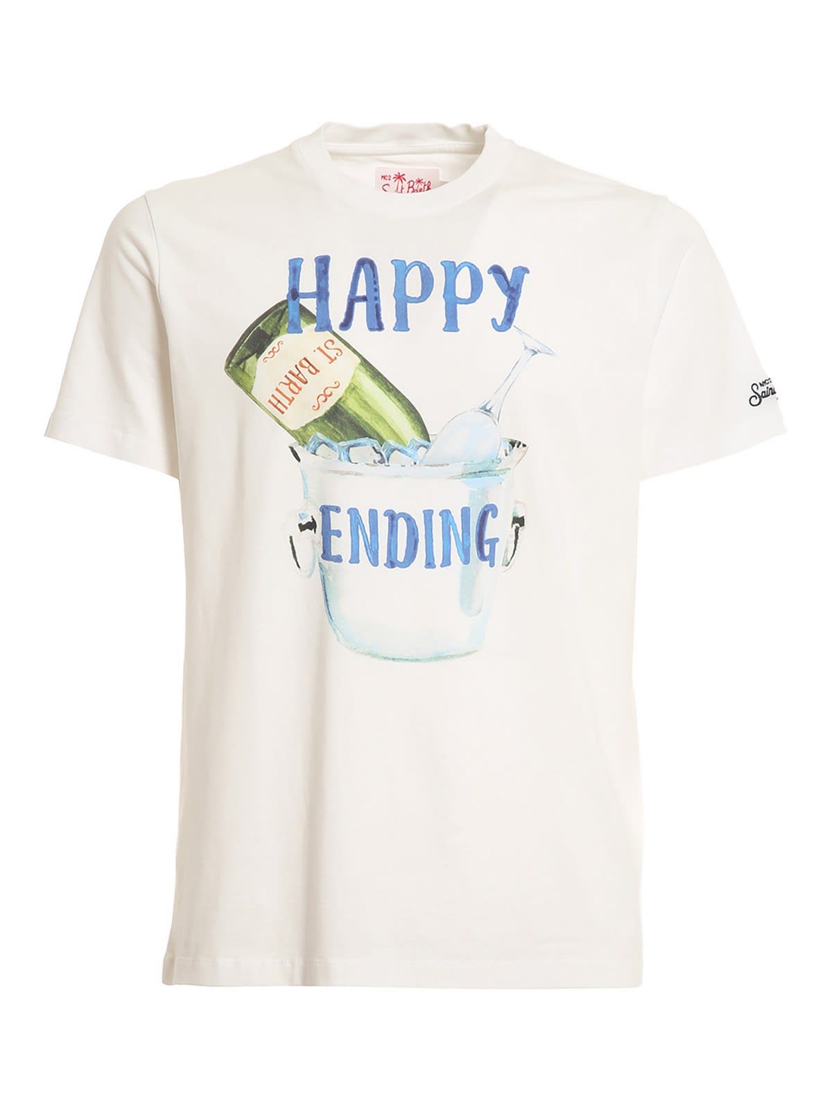 MC2 Saint Barth T-shirt Happy Ending Bianca Tshirtman02821b