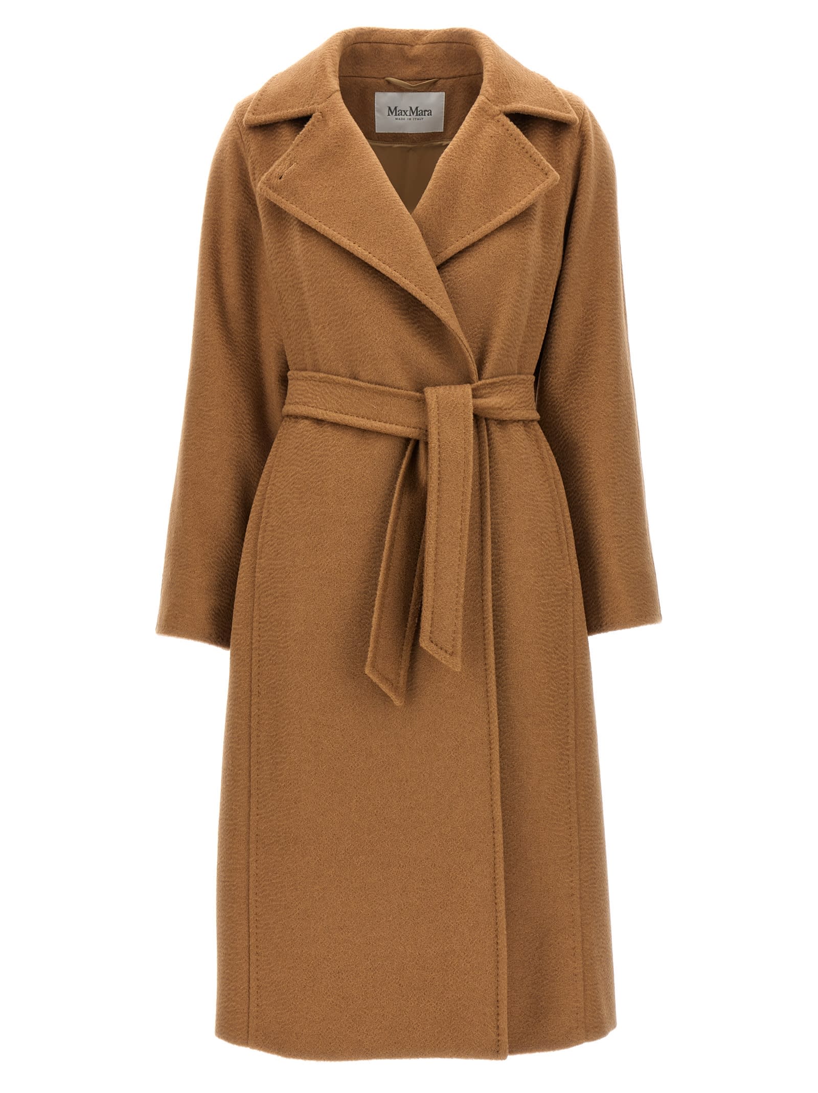 Shop Max Mara Manuela Coat In Beige