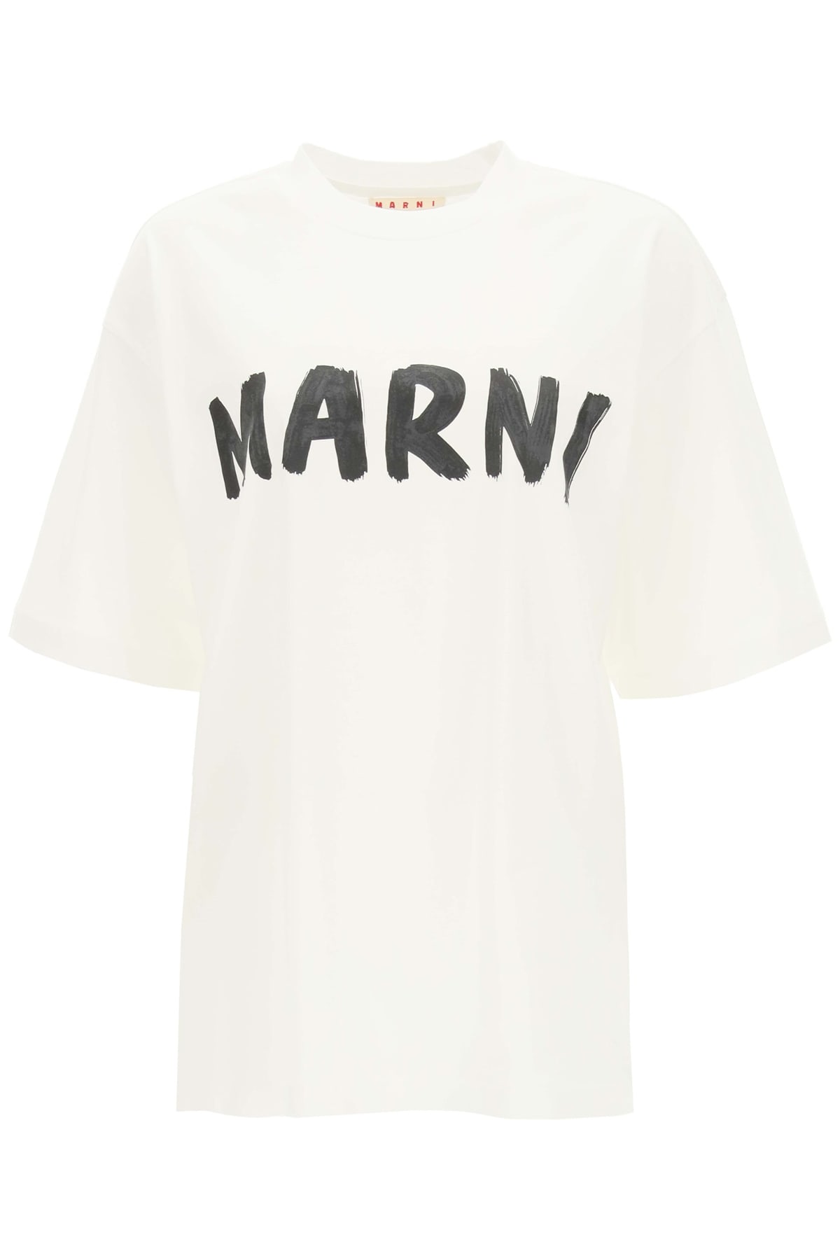 Marni Oversized T-shirt With Logo Print