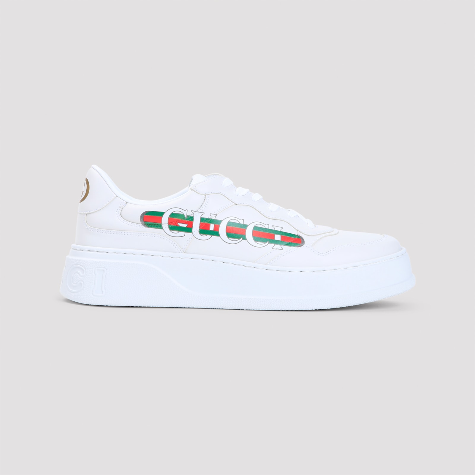 Shop Gucci Chunky Sneakers In Great White Gr.white