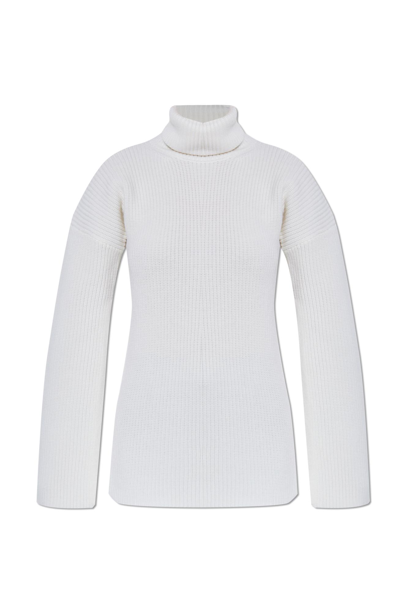Totême Toteme Wool Turtleneck In White