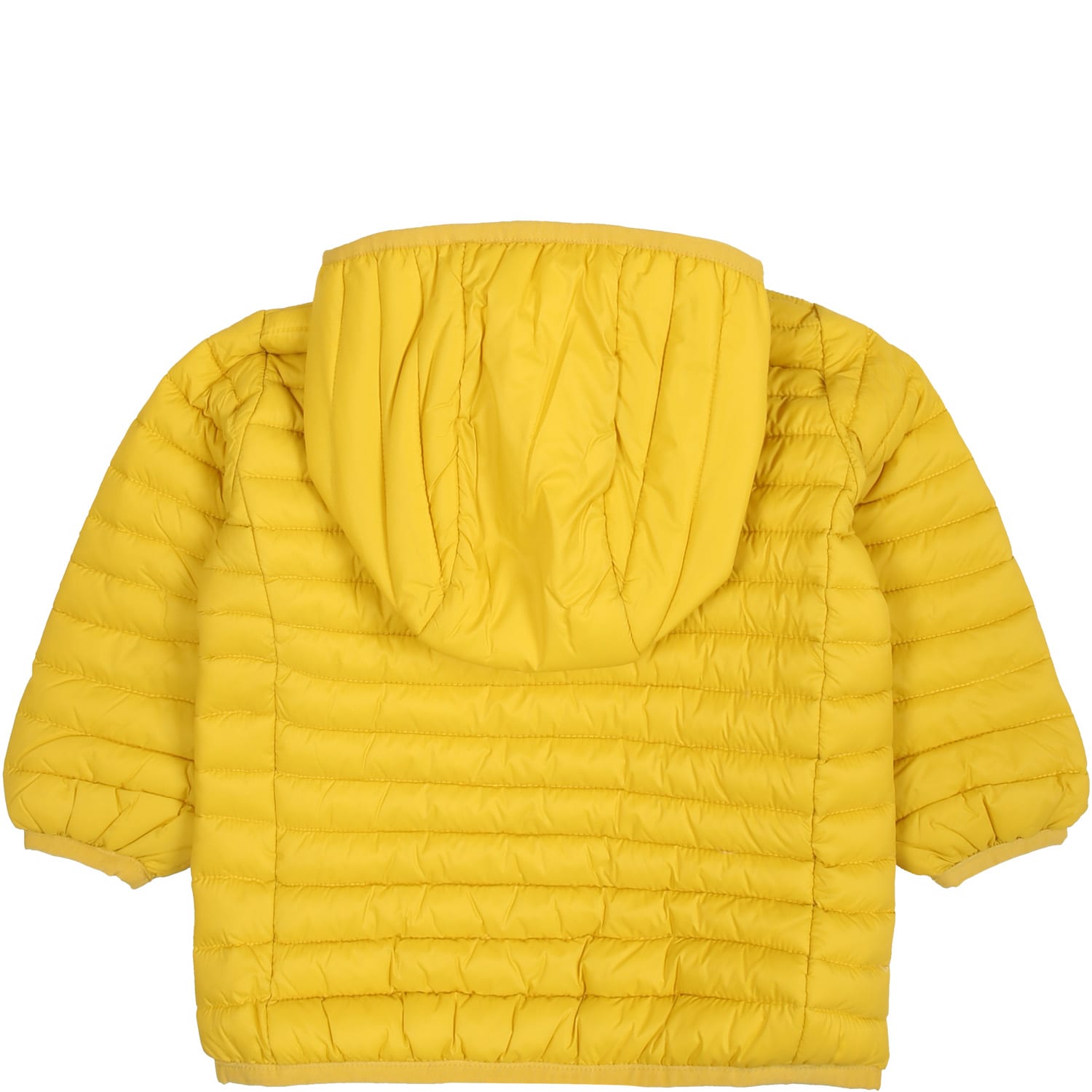 Shop Save The Duck Yellow Downn-jacket Nene For Baby Boy With Logo