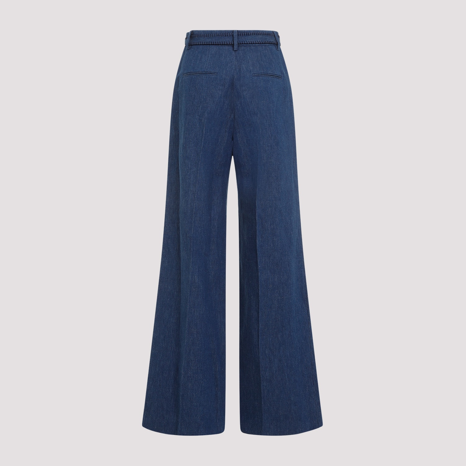 Shop Gabriela Hearst Norman Pants In Dnm Denim