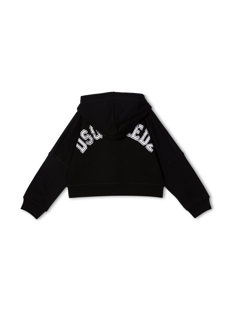 Dsquared2 Over Felpa In Black