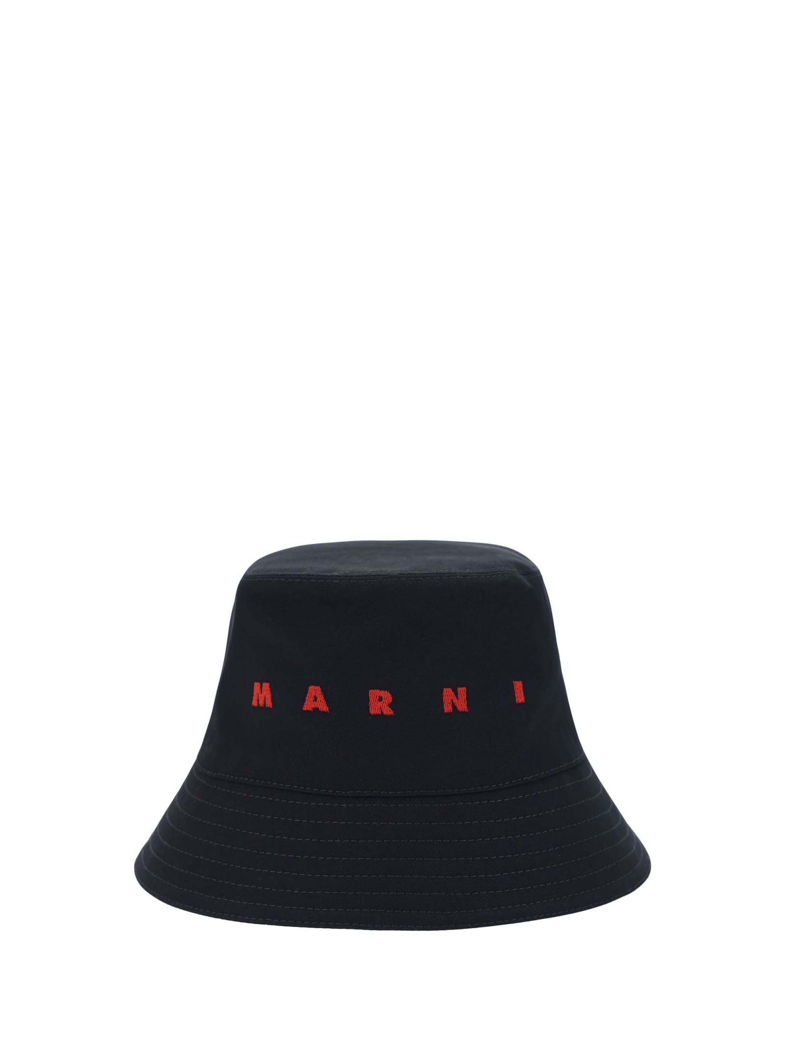 Shop Marni Bucket Hat In Black