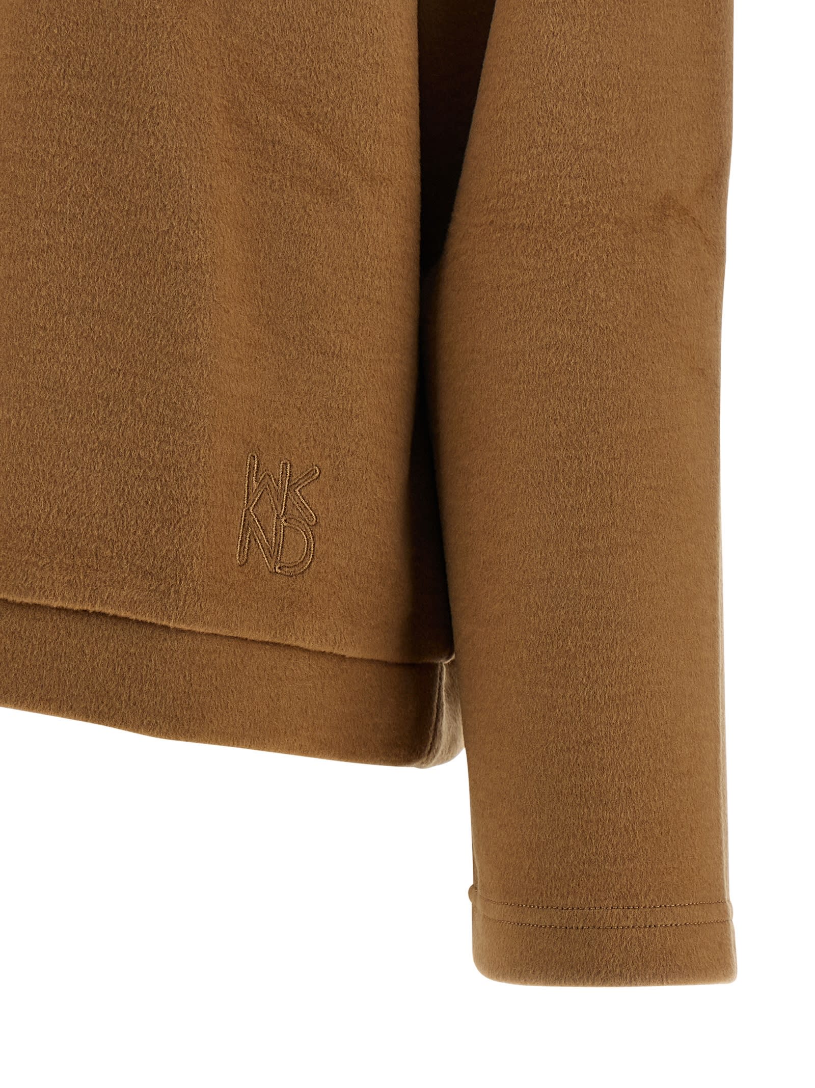 Weekend Max Mara Oscuri Drawstring Hoodie In Gold