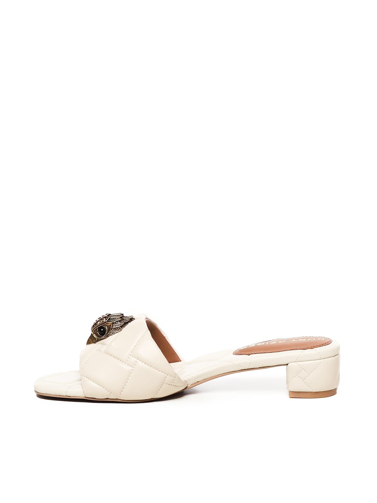 Shop Kurt Geiger Slippers In Quilted Leather Kensington