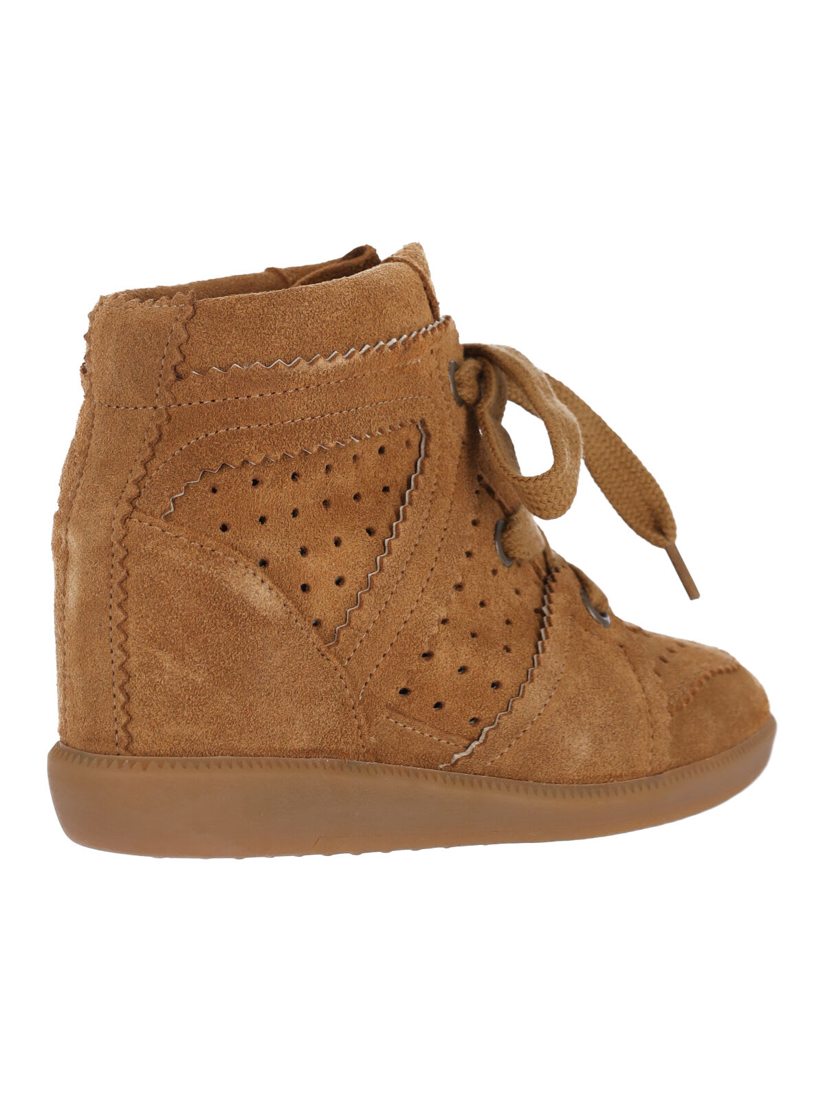 Isabel Marant Bobbie Wedge Sneakers In Brown