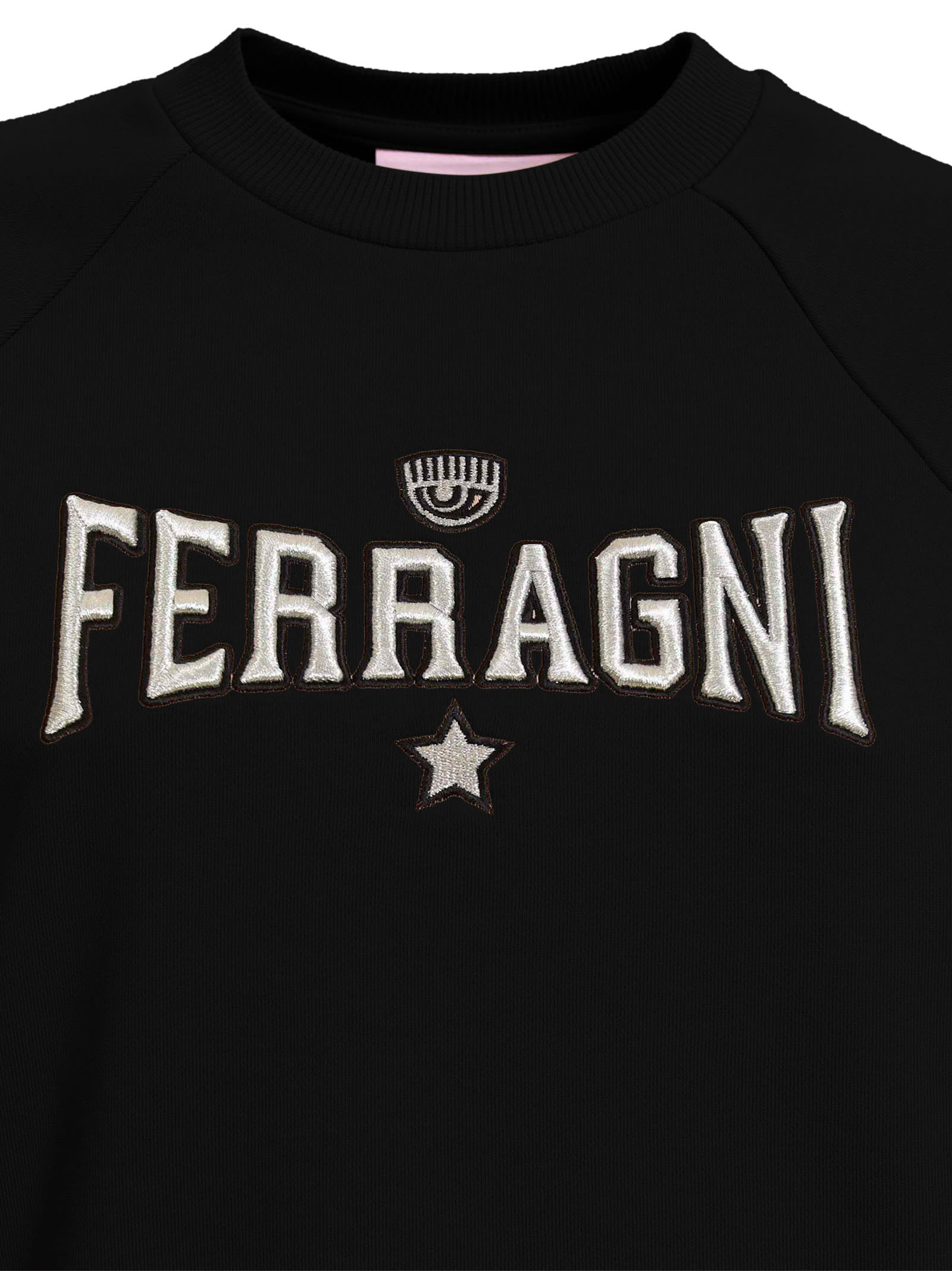 Shop Chiara Ferragni Black Sweatshirt