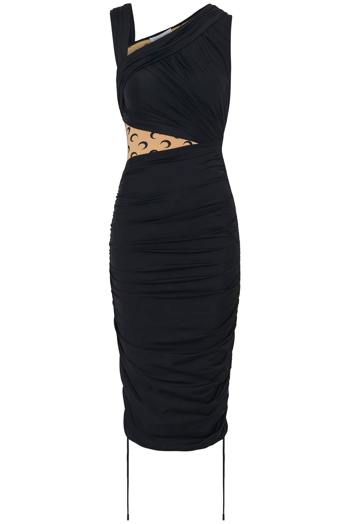 Draped Jersey Dress With