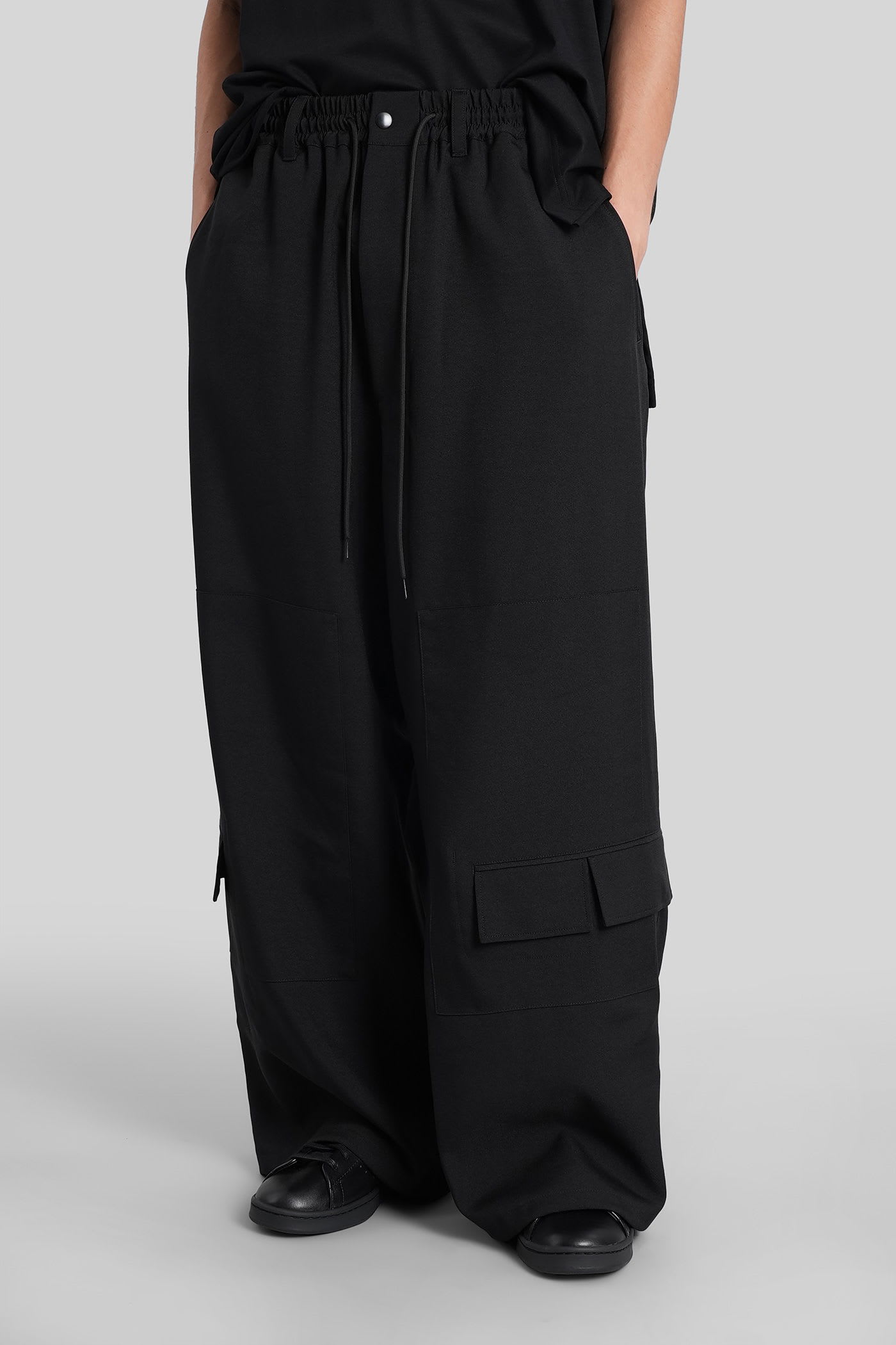 Pants In Black Polyester