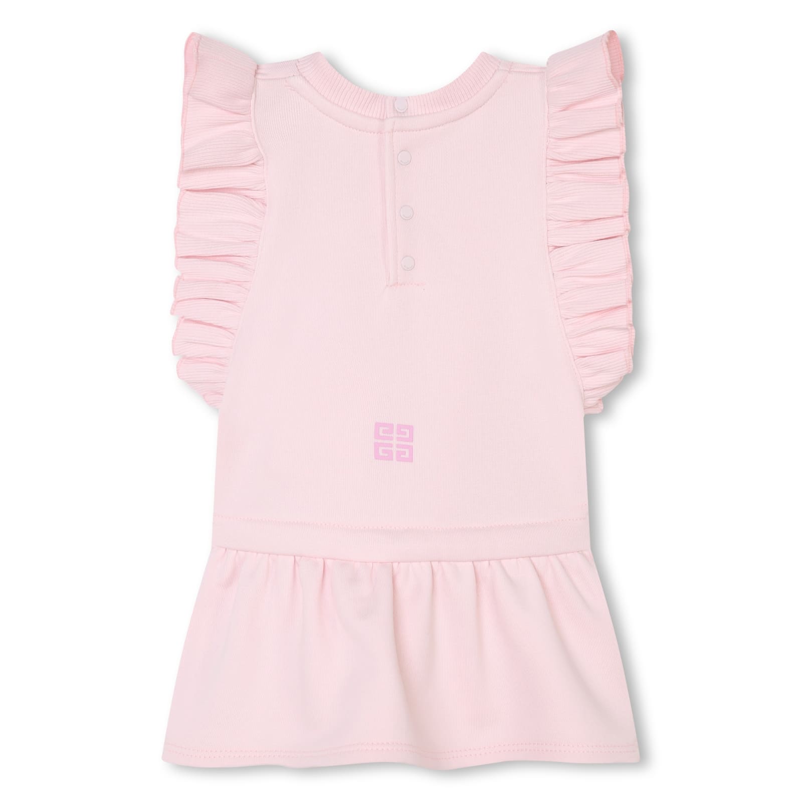 Shop Givenchy Dress With Ruffles In Pink