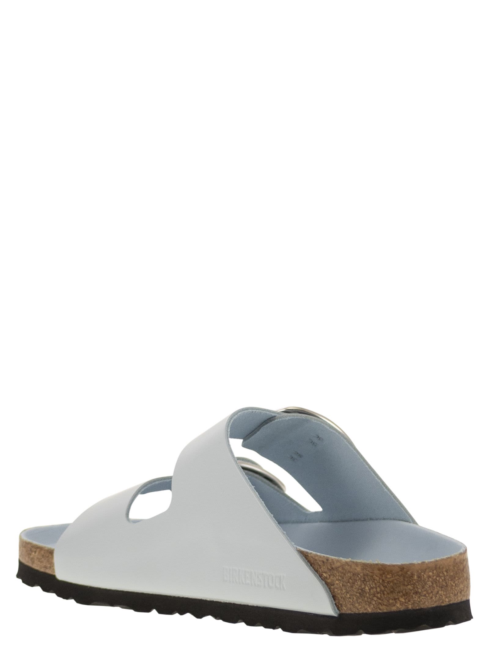 Birkenstock Arizona Big Buckle Shine Blue In Blue