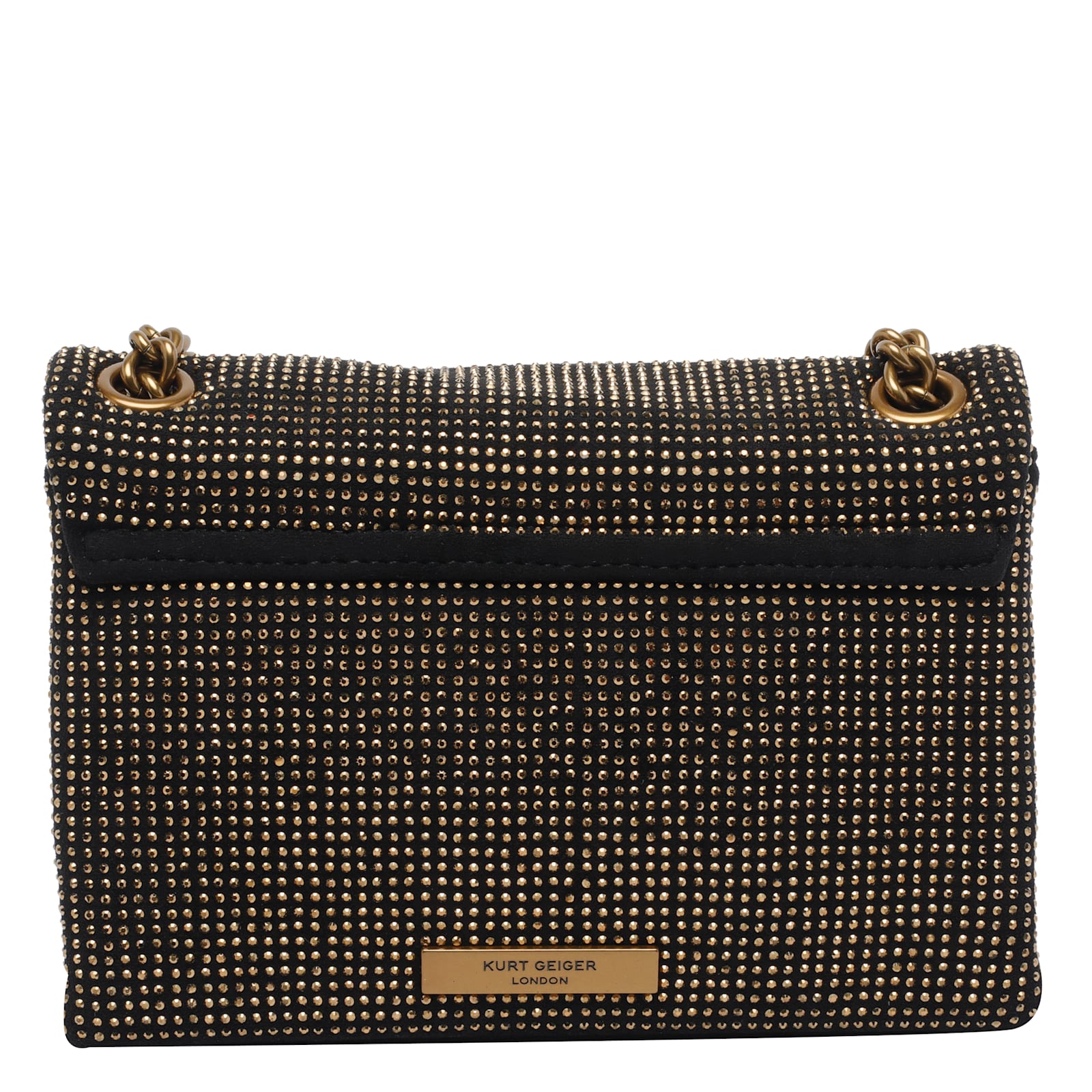 Kurt Geiger Mini Kensington Crossbody Bag In Gold