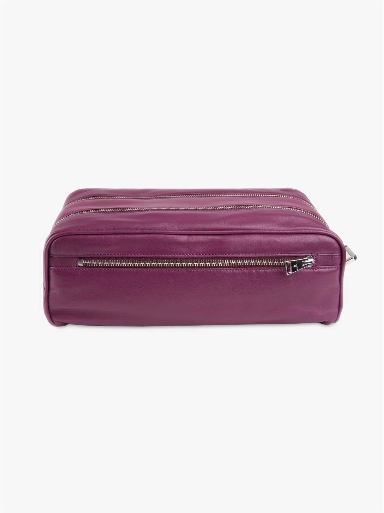 Shop Larusmiani Wash Bag Tzar Luggage In Purple