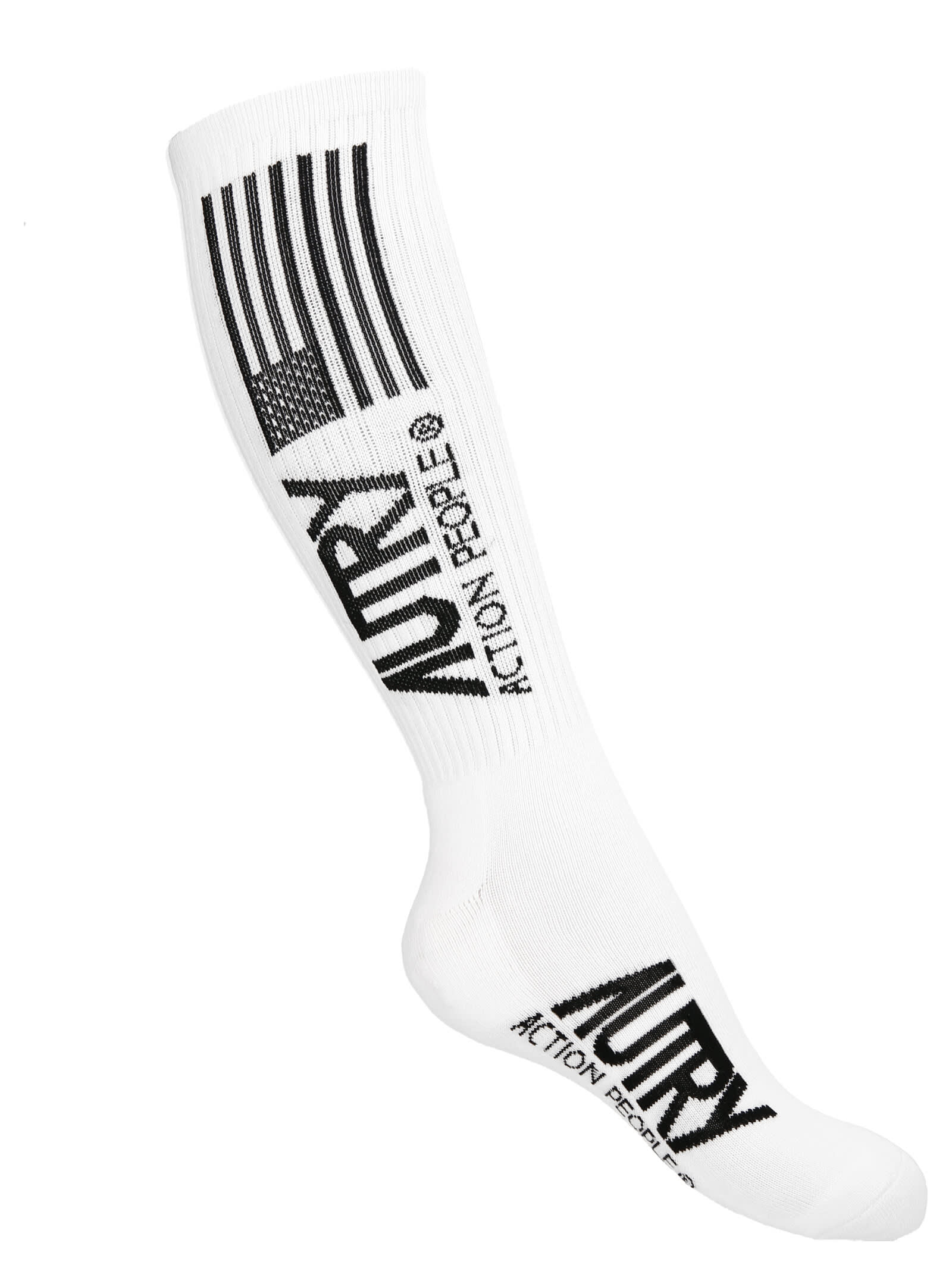 Shop Autry Iconic Socks In White