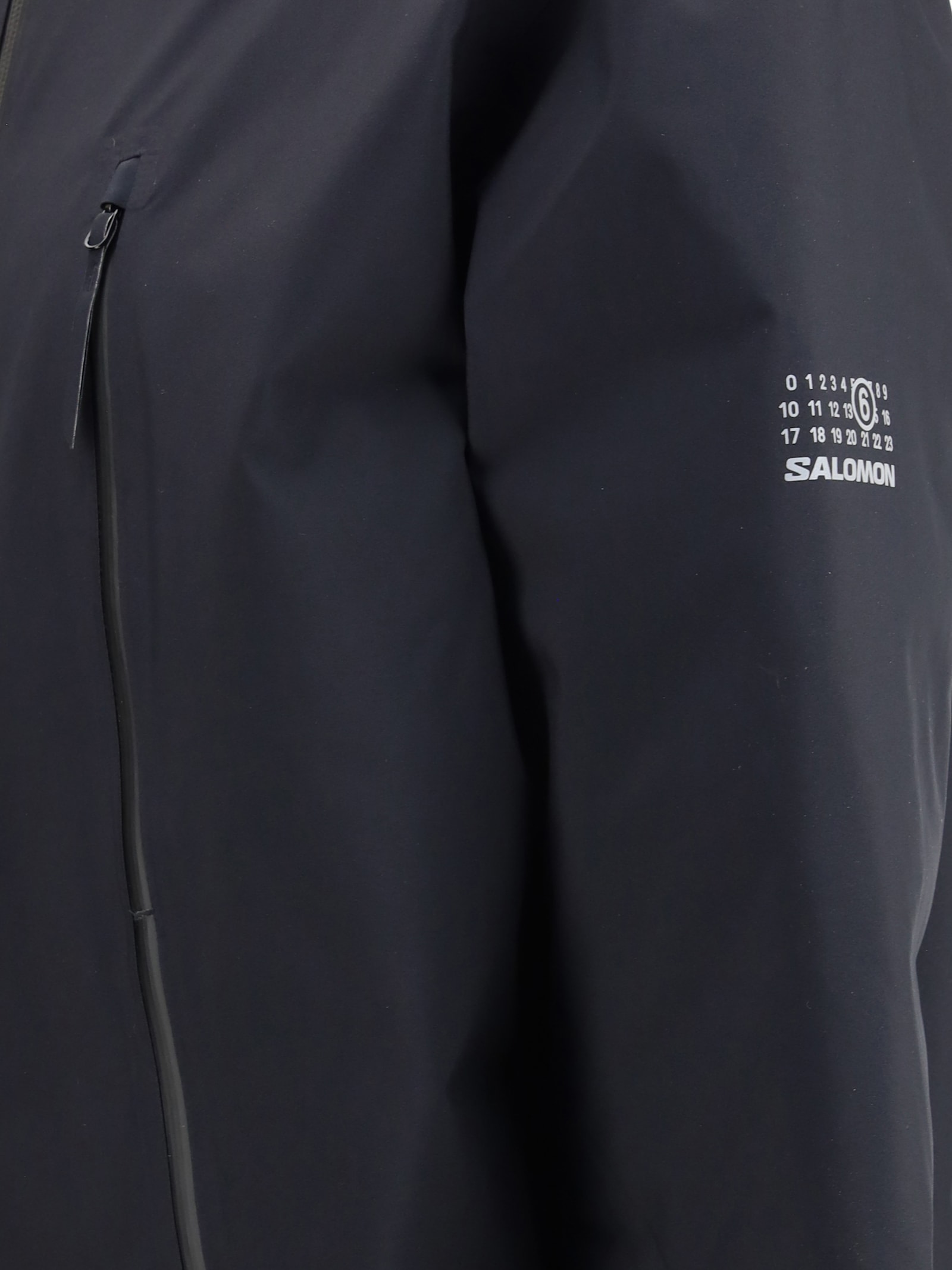 Mm6 Maison Margiela Hooded Parka Salomon X Mm6 In Blue