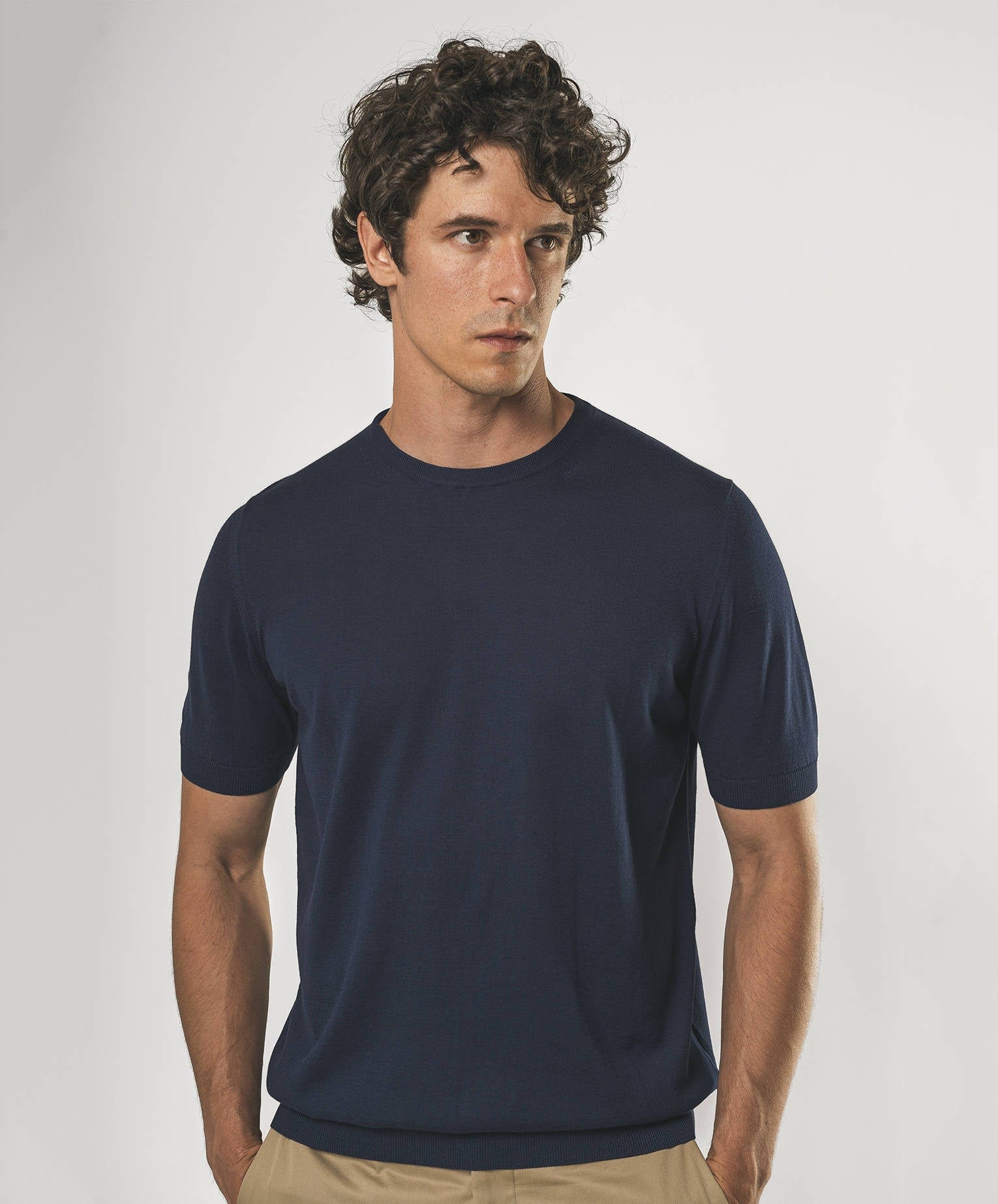 Larusmiani Crewneck Roquebrune T-shirt In Navy
