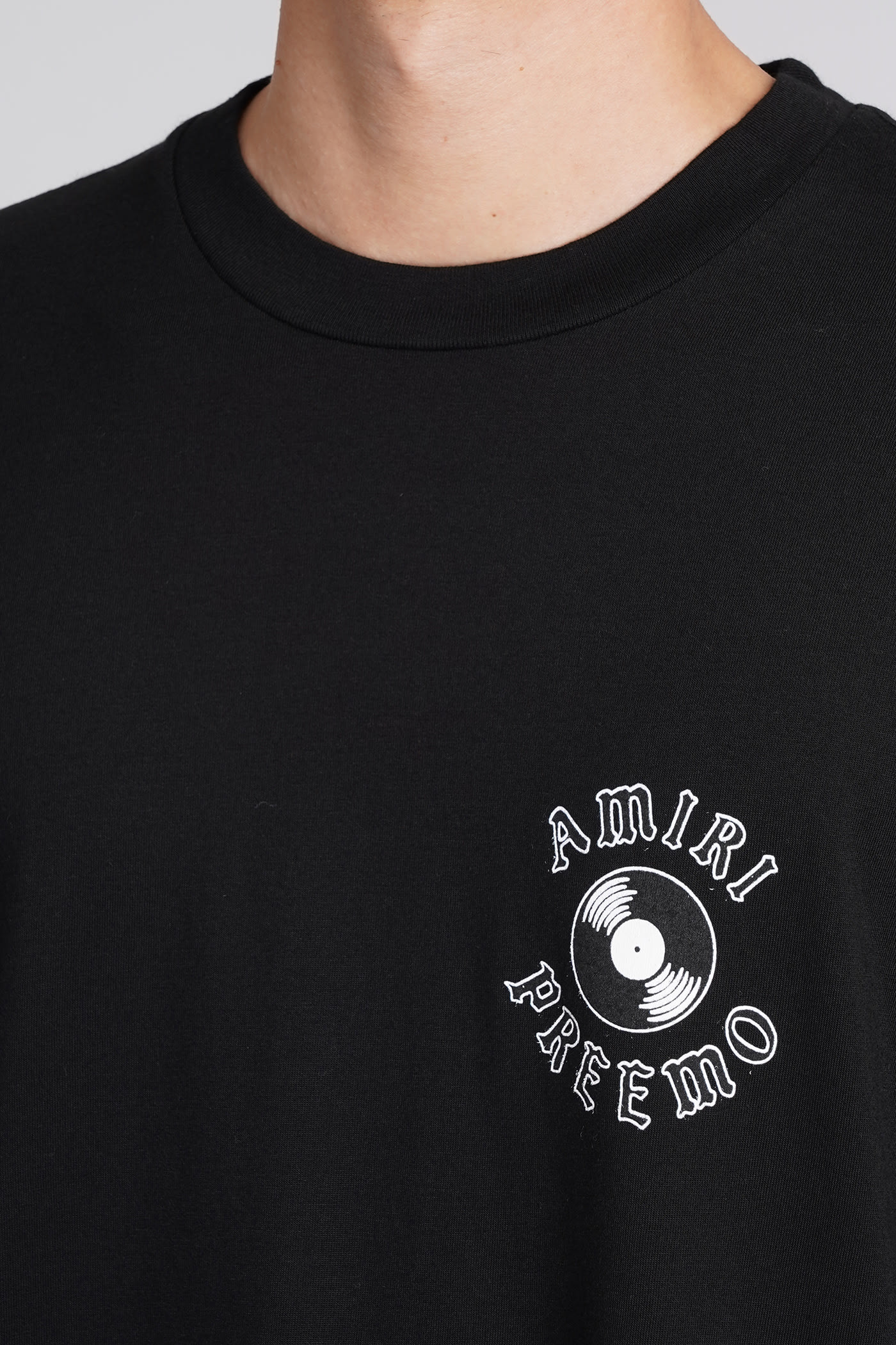 Shop Amiri T-shirt In Black Cotton