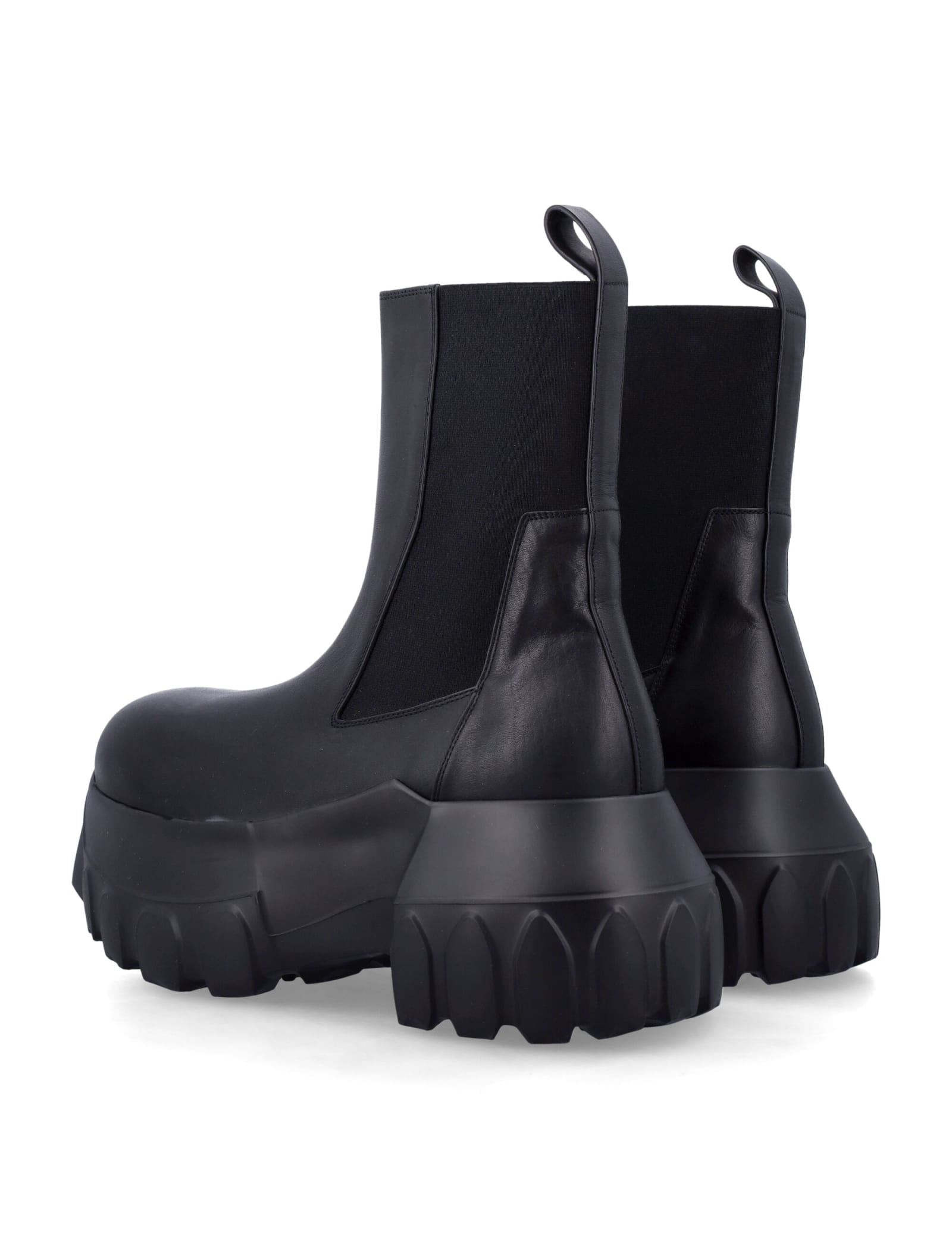 Shop Rick Owens Mega Tractor Beatle Boots In Black Black