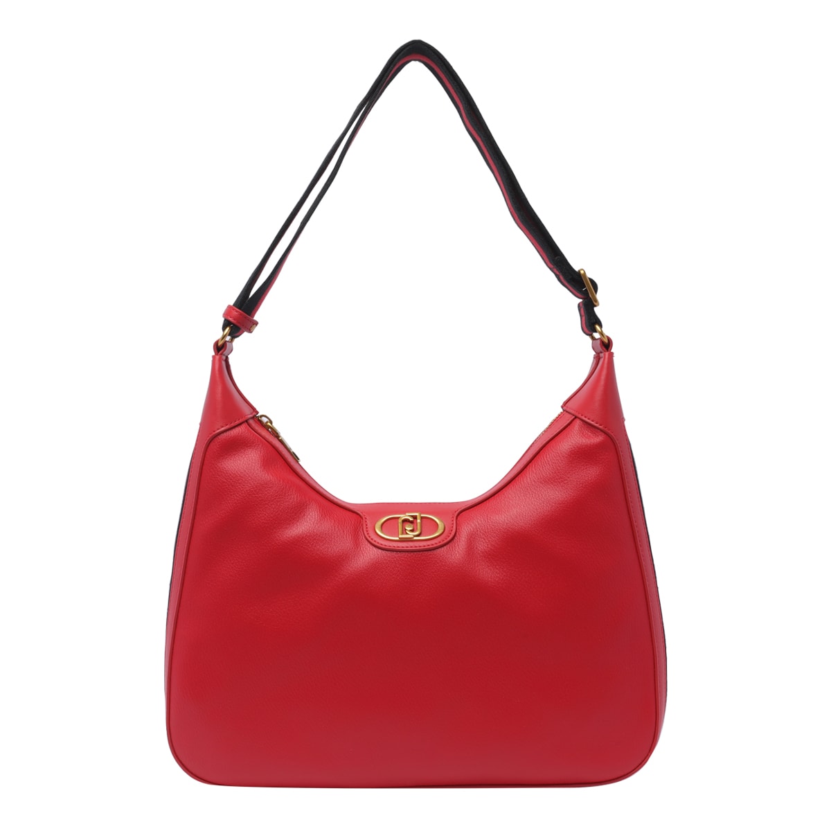 Shop Liu •jo Logo Shoulder Bag In Red