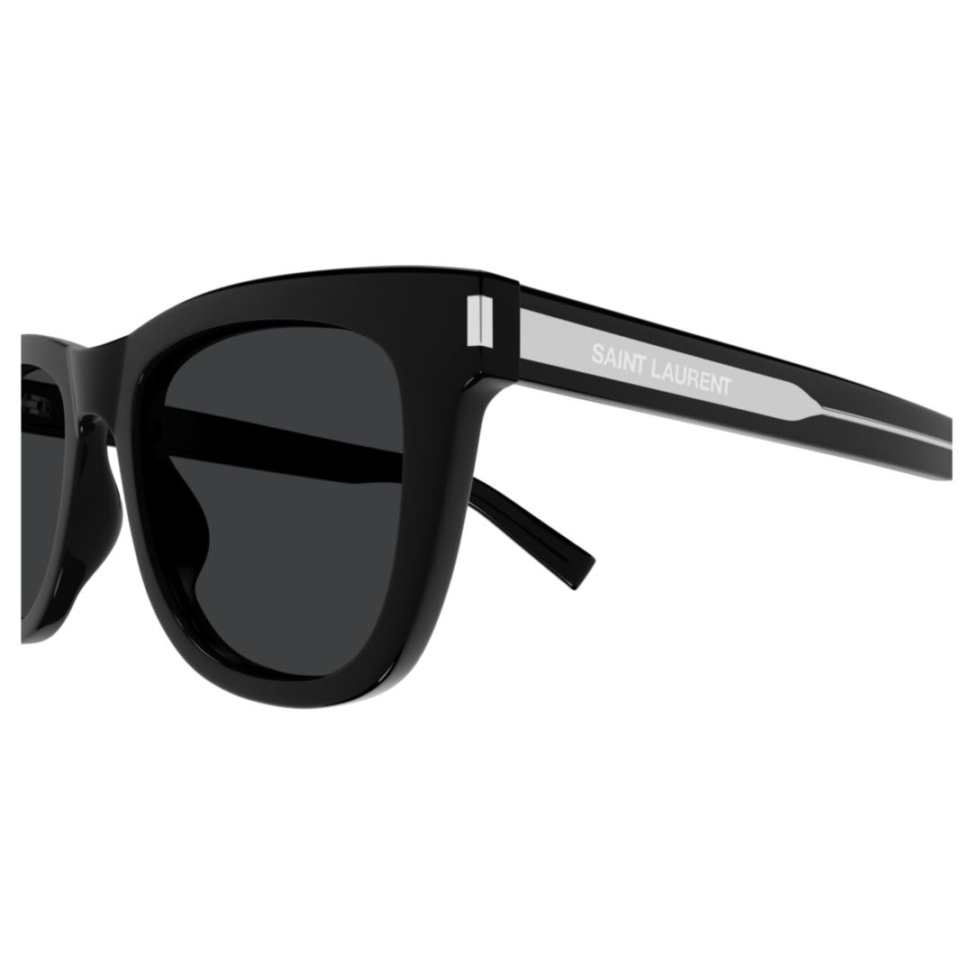 Saint Laurent Sl 712-001 Black-crystal-black In Green