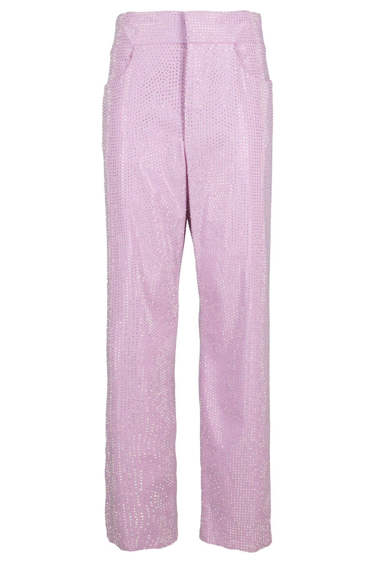 Shop Giuseppe Di Morabito Pants In Lilac Pink