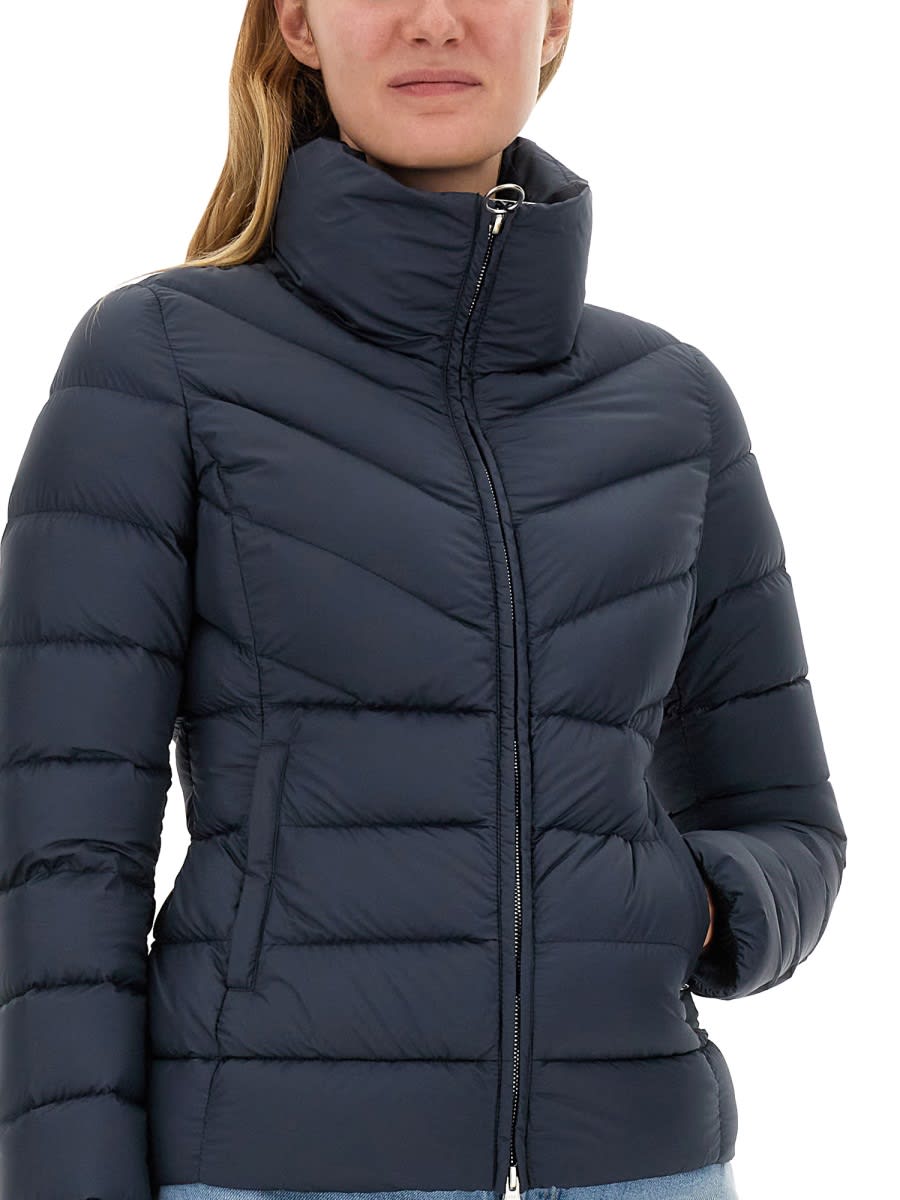 Colmar Down Jacket With Logo In Blue