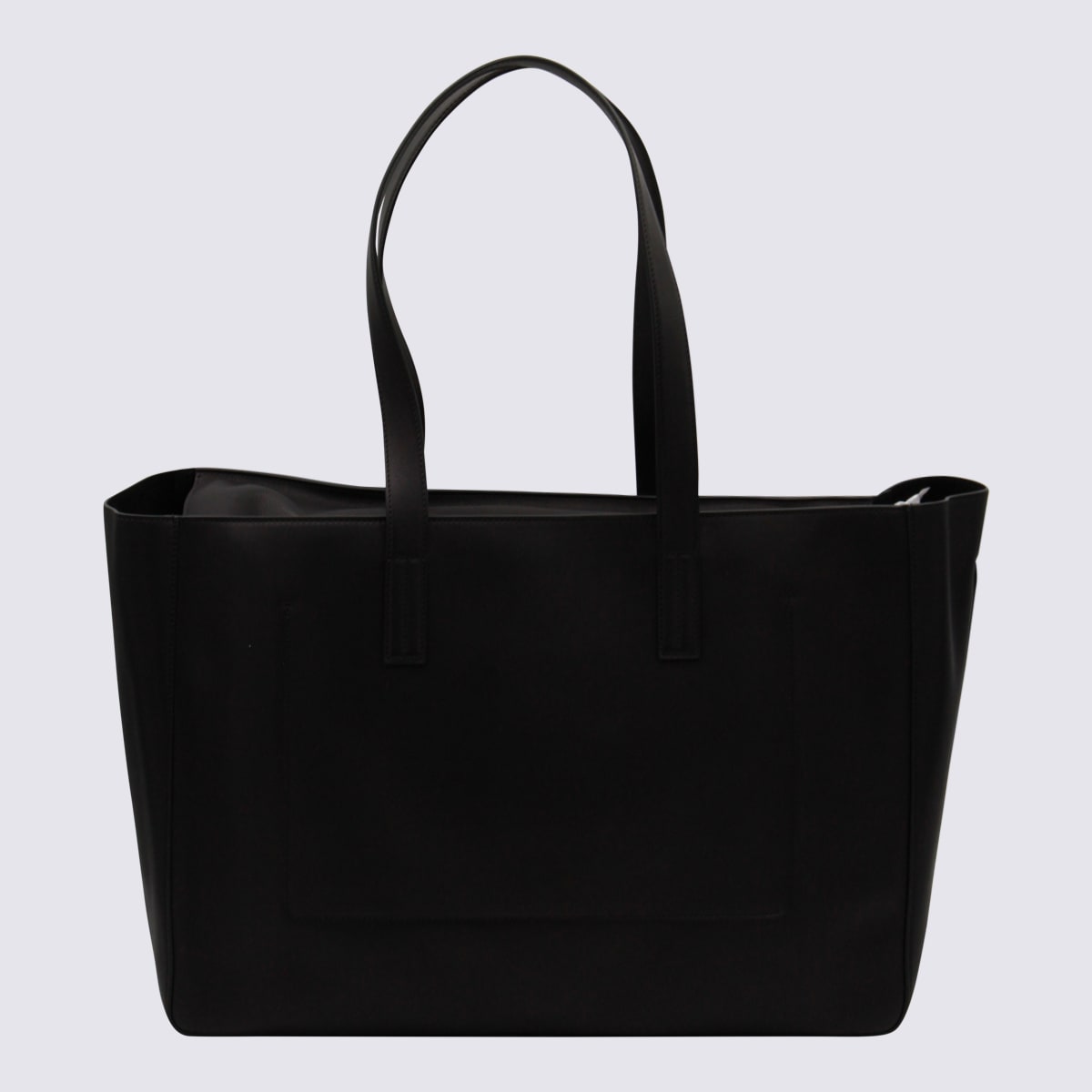 Tom Ford Structured Tote Bag Double Handles In Black