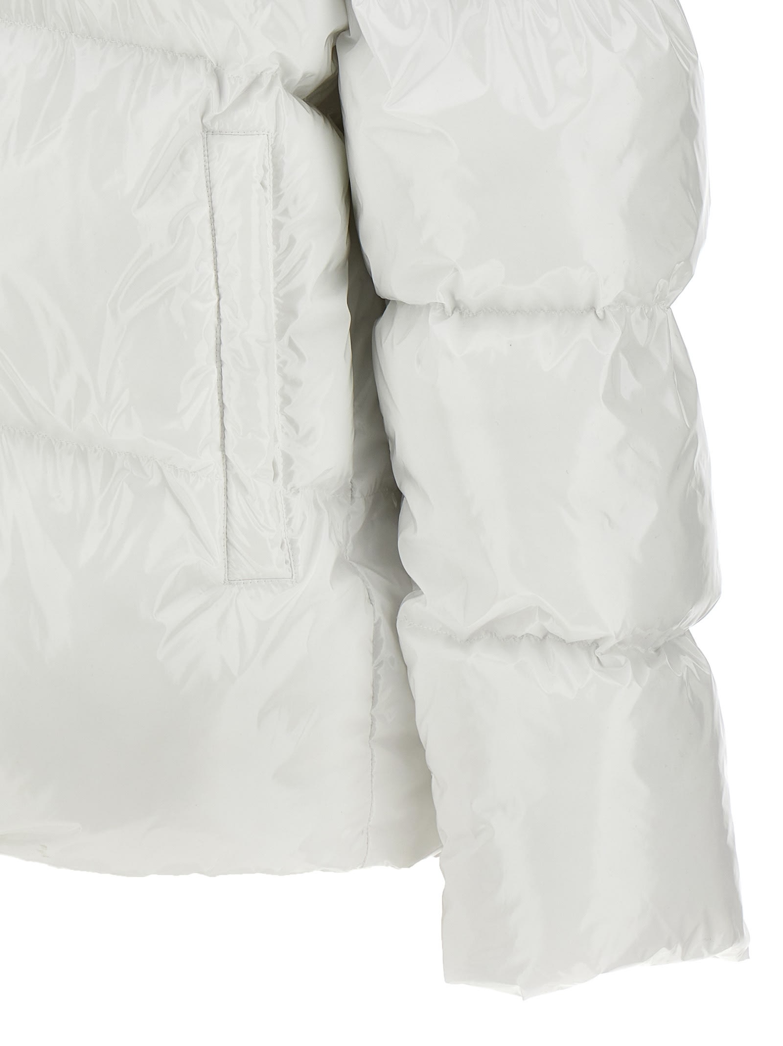 Shop Pinko Indice Down Jacket In White