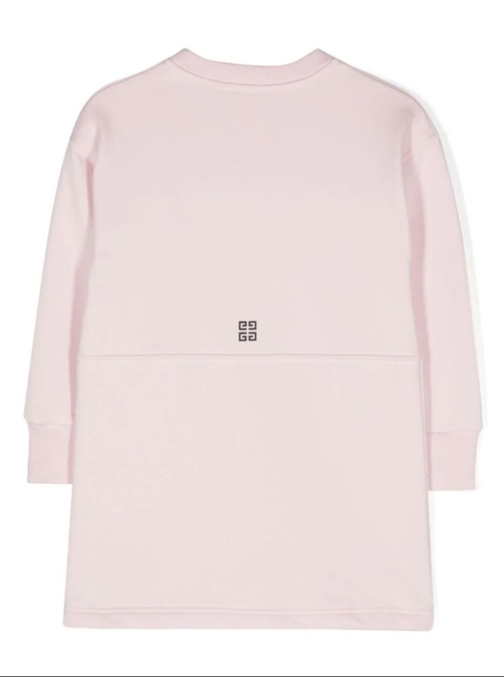 Givenchy Logo-print Jersey Dress In Pink