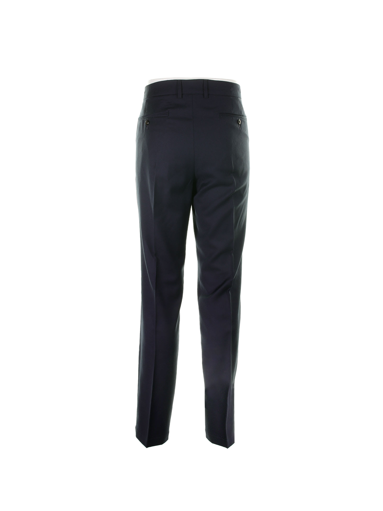 Shop Cruna Brera Navy Trousers For Men In Notte