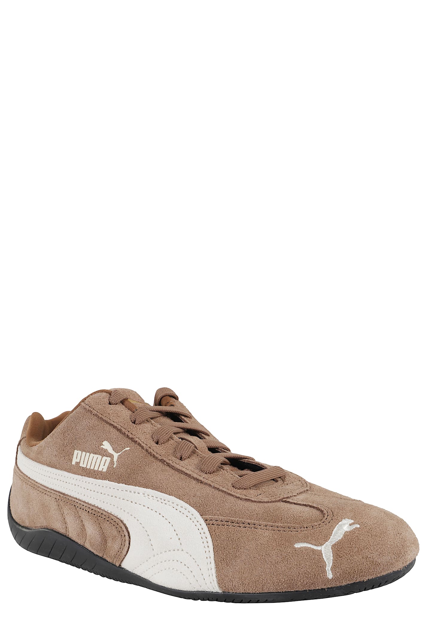 Puma Speedcat Archive Brown Sneakers With Side Logo In Suede Unisex In Brown