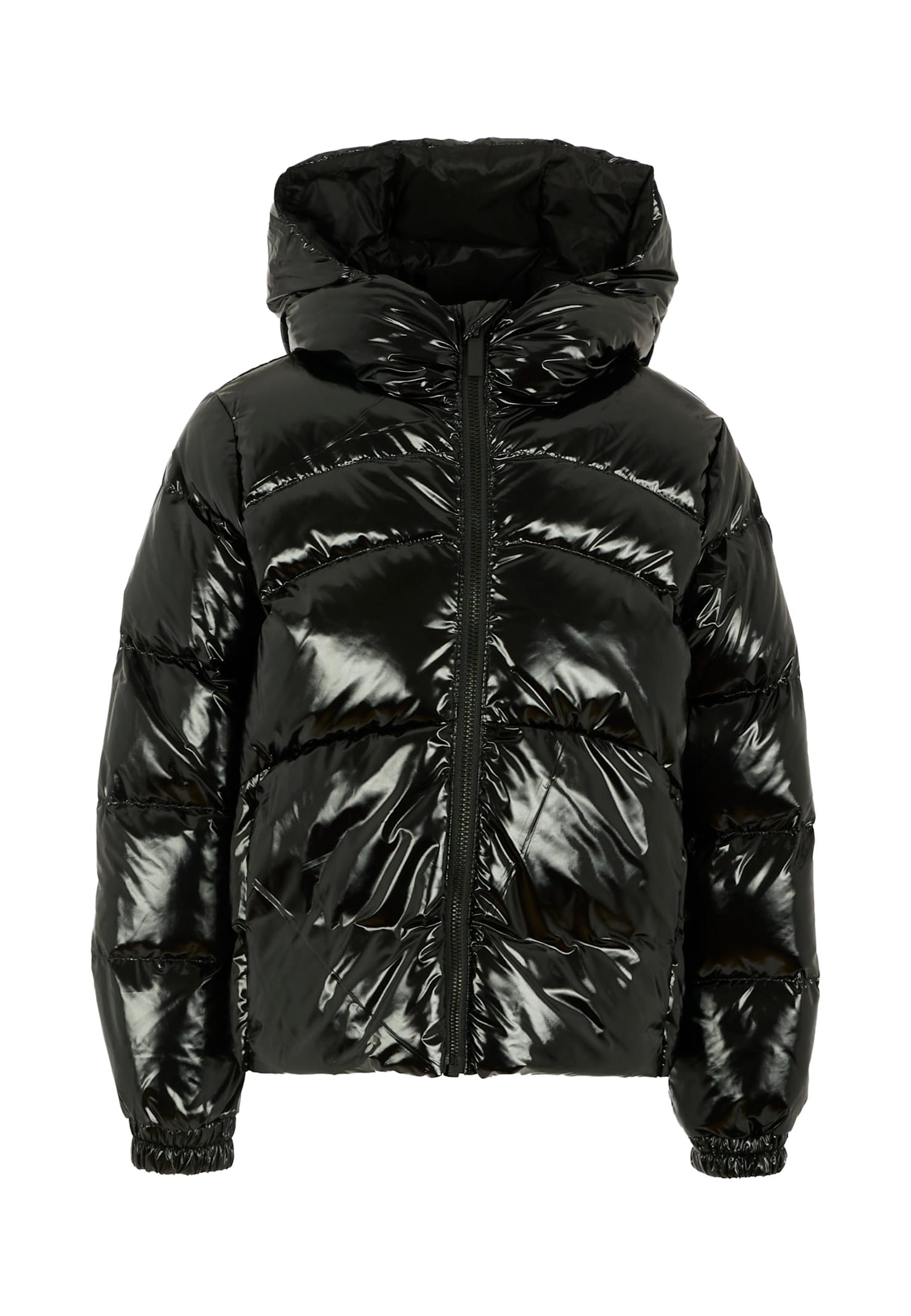 Colmar Hooded Puffer Jacket In Black