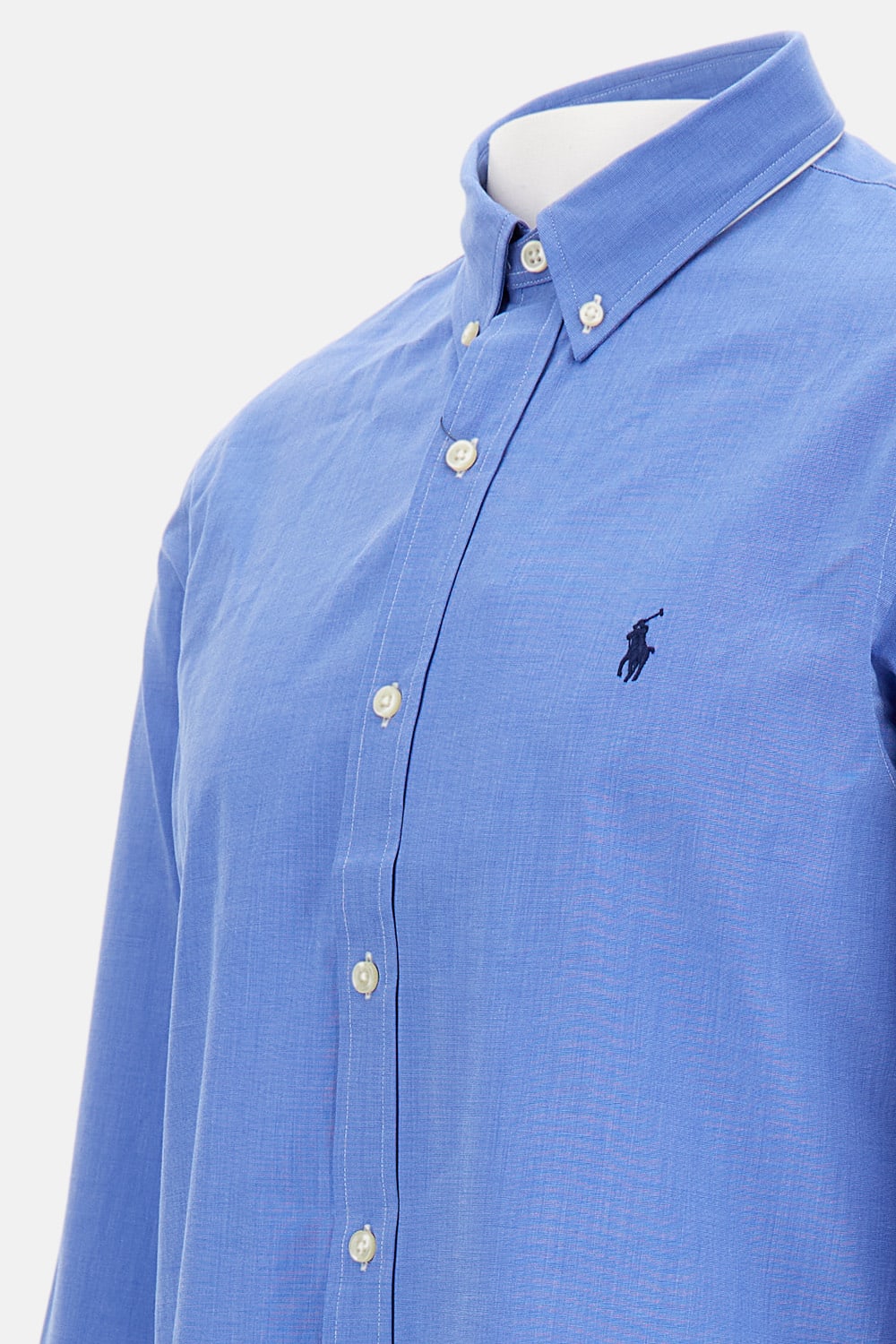 Polo Ralph Lauren Custom-fit Linen Shirt In Blue